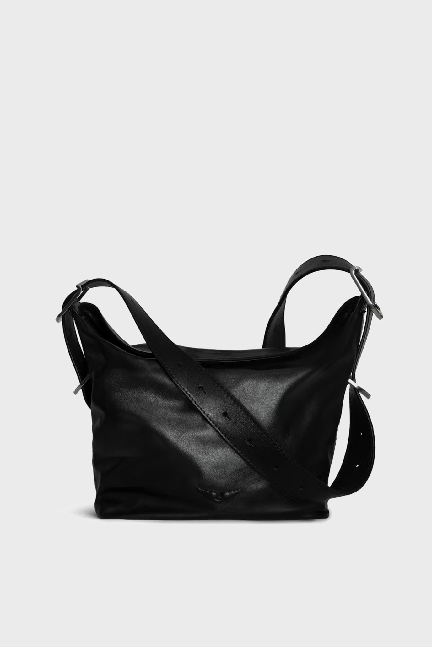 Женская черная кожаная сумка Rocky Черный ONESIZE ZADIG&VOLTAIRE LWBA03852_BLACK Женская черная кожаная сумка Rocky Черный ONESIZE ZADIG&VOLTAIRE LWBA03852_BLACK