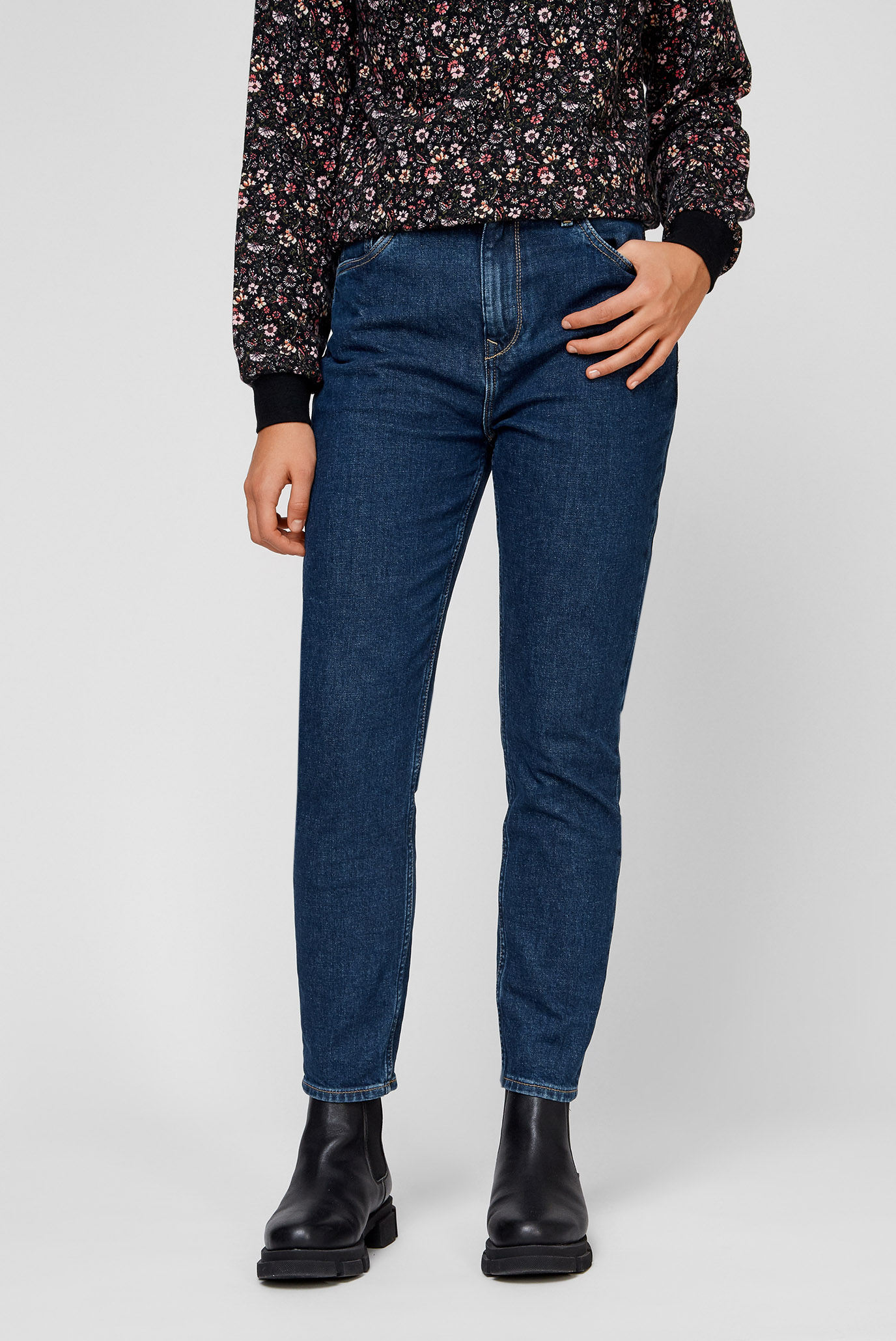 Жіночі сині джинси VIOLET HIGH BRAID 1