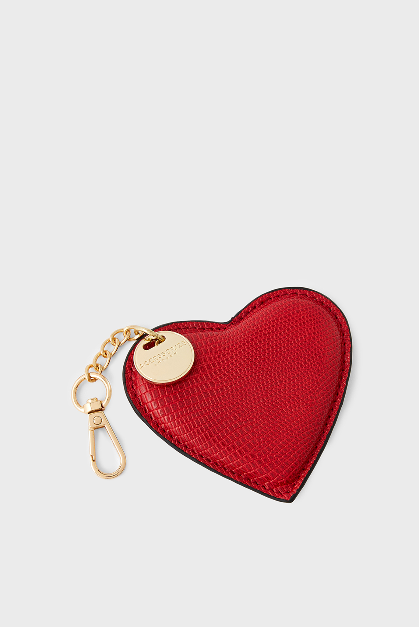 Красный брелок V- Heart Key Ring 1