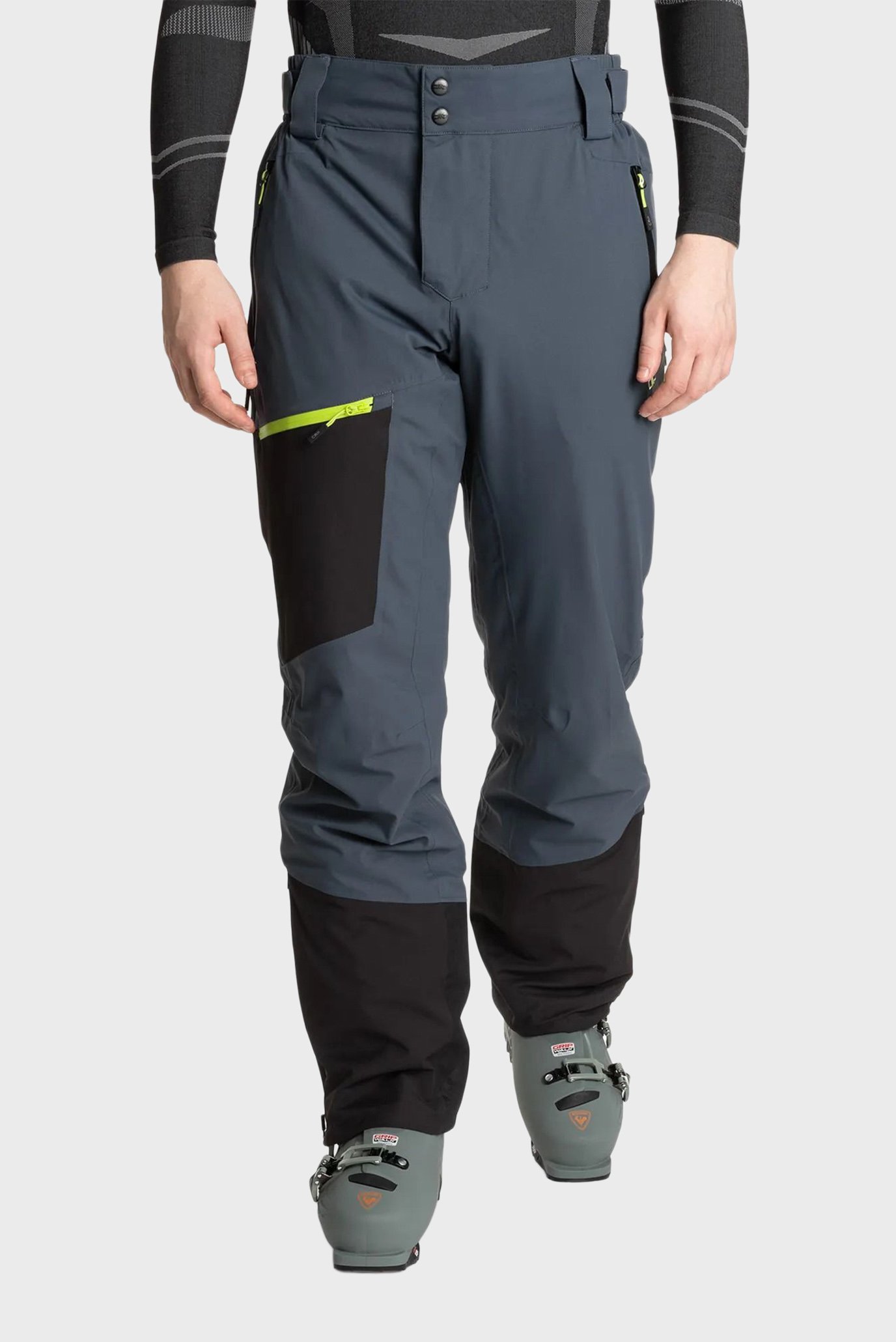 Мужские темно-серые лыжные брюки FREE RIDE TWILL Серый 56 CMP 34W2027-U911 Мужские темно-серые лыжные брюки FREE RIDE TWILL Серый 56 CMP 34W2027-U911