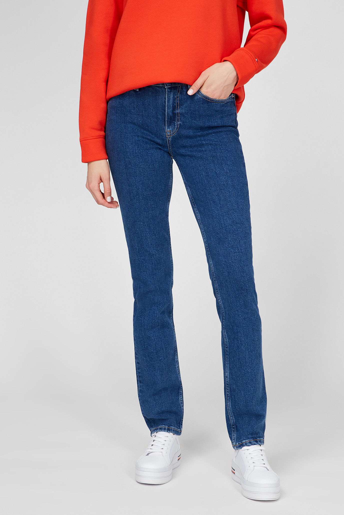 Жіночі сині джинси ROME STRAIGHT 1