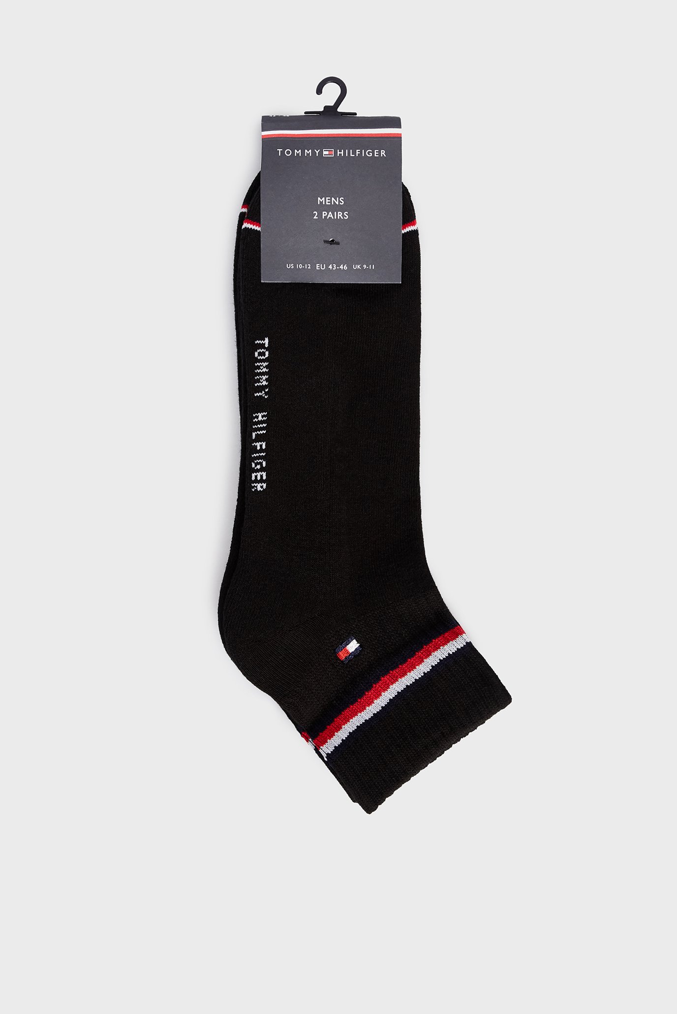 Чоловічі чорні шкарпетки (2 пари) TH MEN ICONIC QUARTER 1