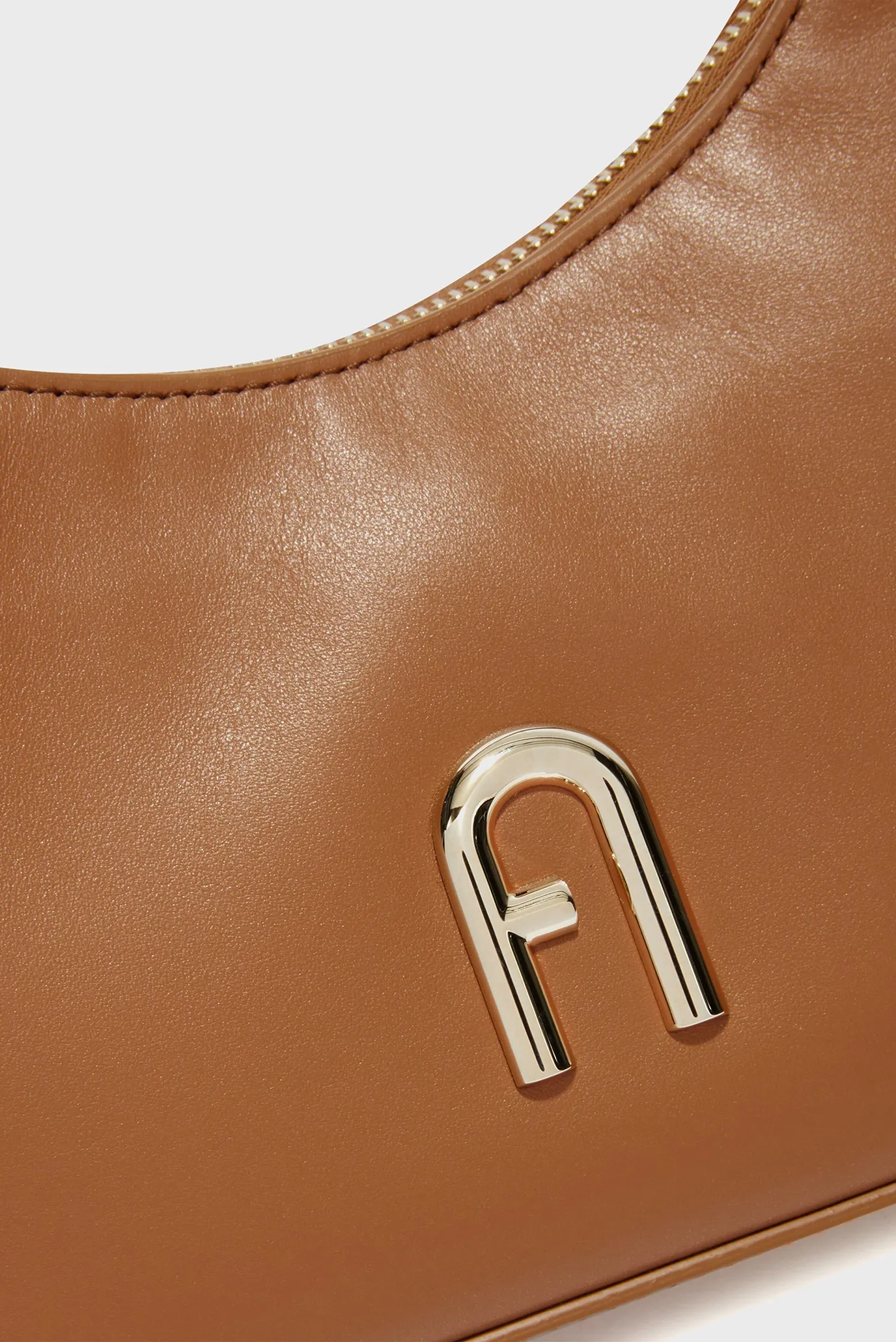 Жіноча руда шкіряна сумка 6