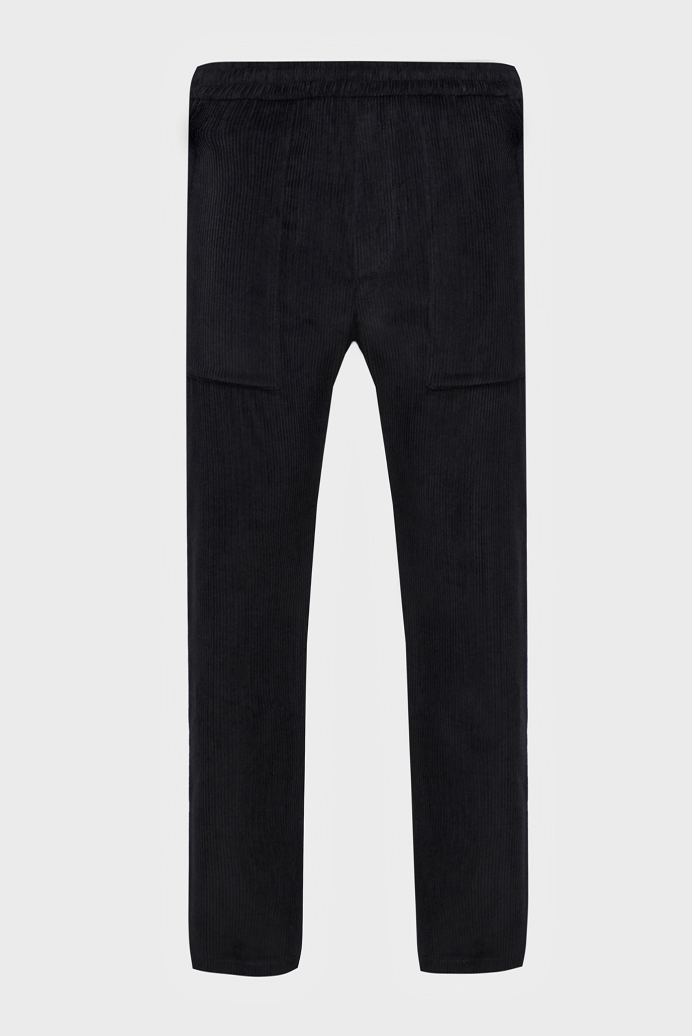 Чоловічі чорні вельветові брюки JAMARO 1