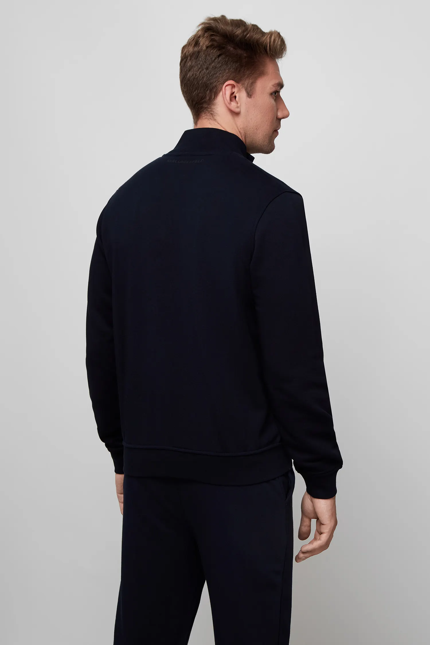 Чоловіча темно-синя спортивна кофта 3