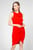 Жіноча червона сукня