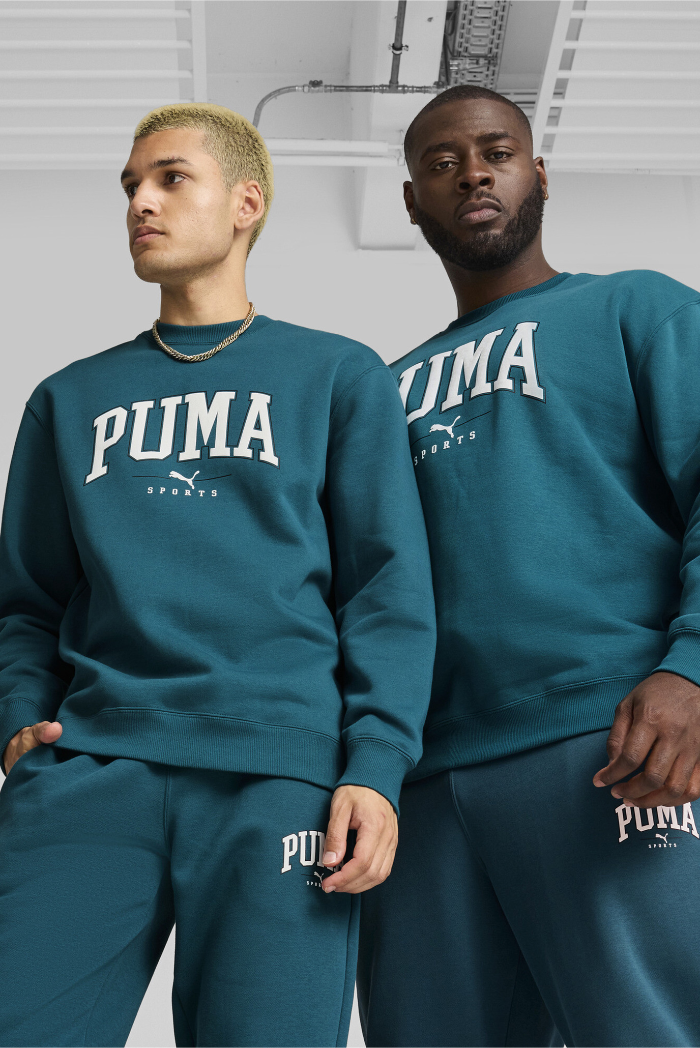 Чоловічий зелений світшот PUMA SQUAD Crewneck Men 1