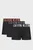 Мужские черные боксеры (3 шт) LOW RISE TRUNK