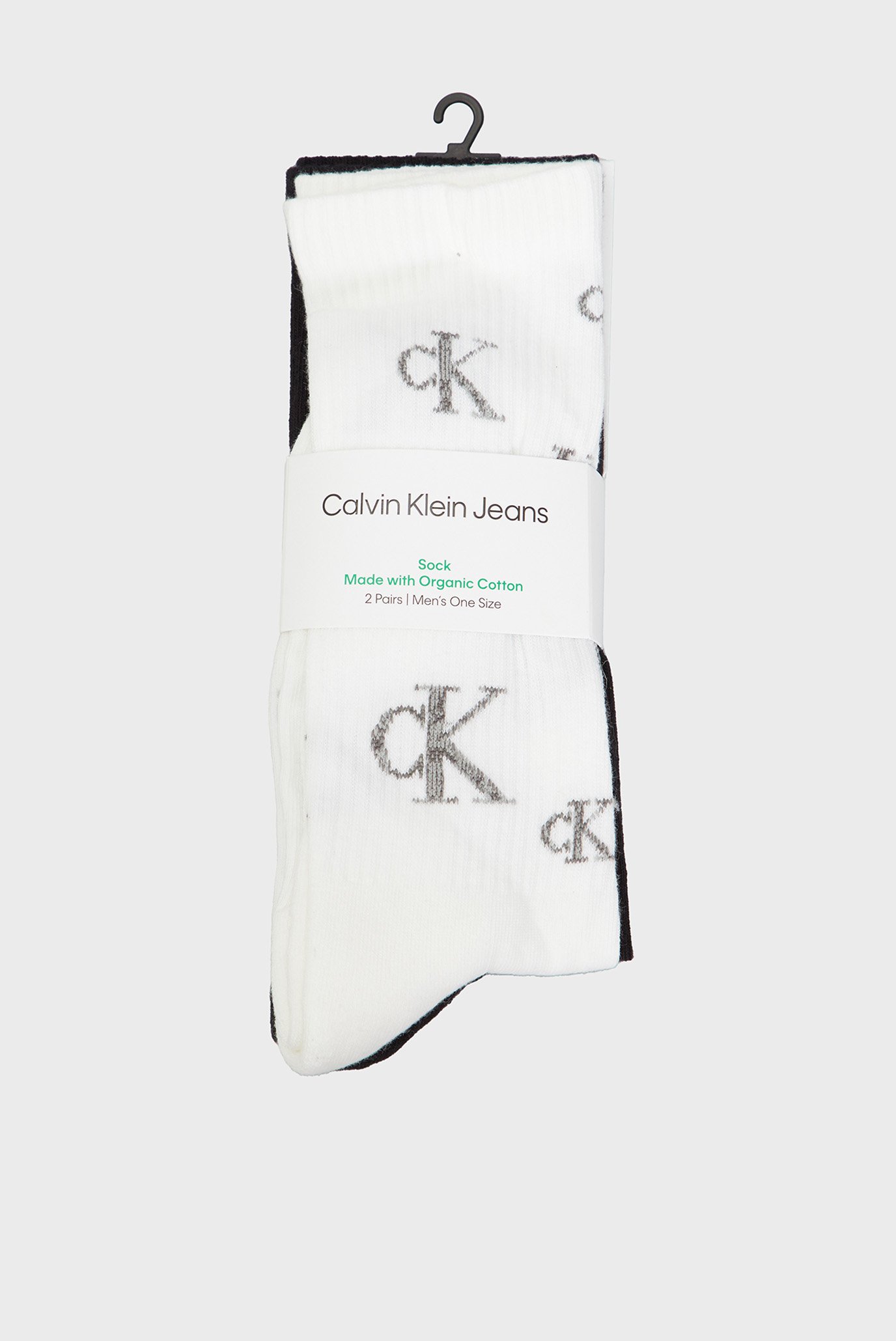 Чоловічі шкарпетки (2 пари) CKJ MEN SOCK  RUNFREE LOGO 1