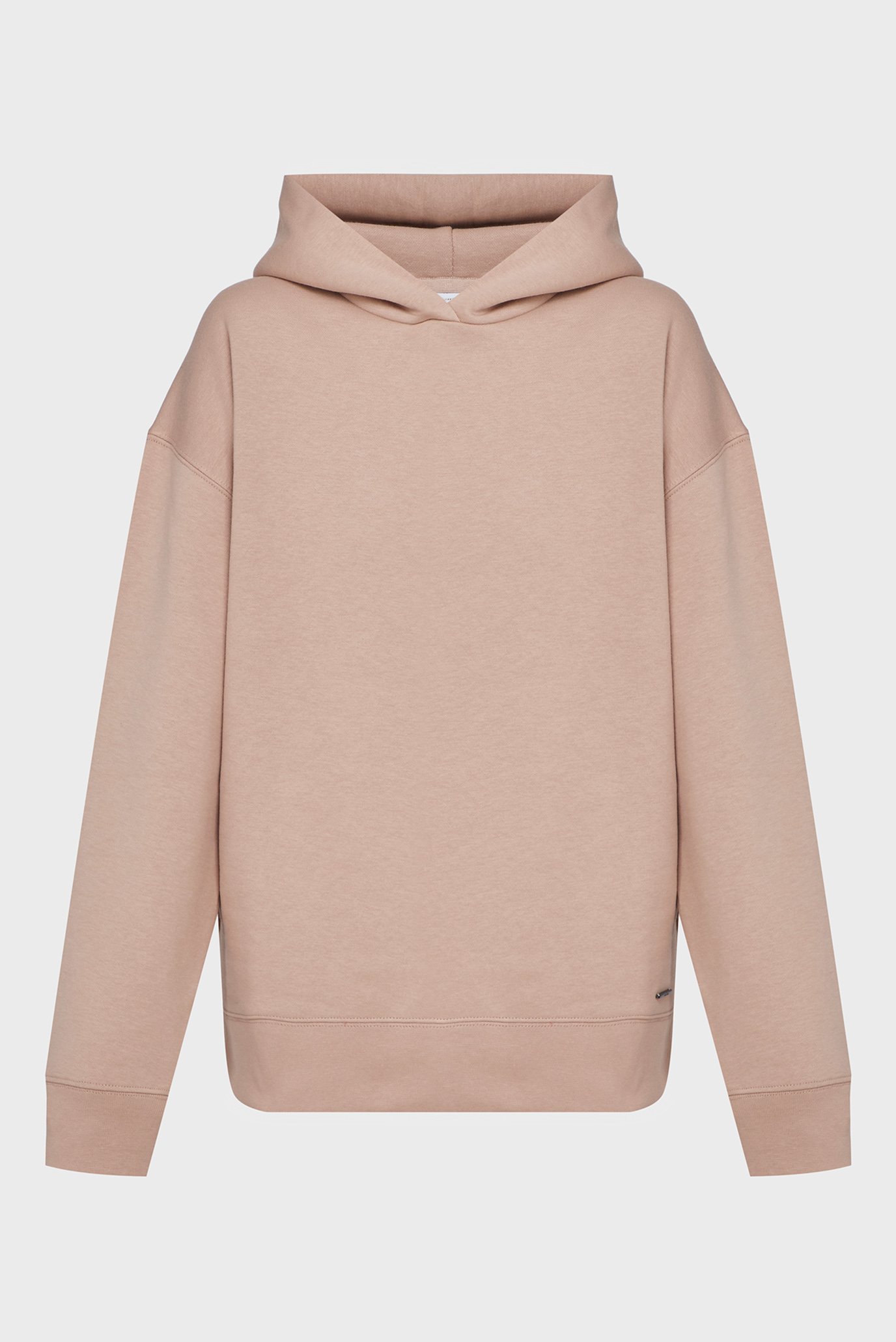 Женское бежевое худи RELAXED FLEECE HOODIE 1