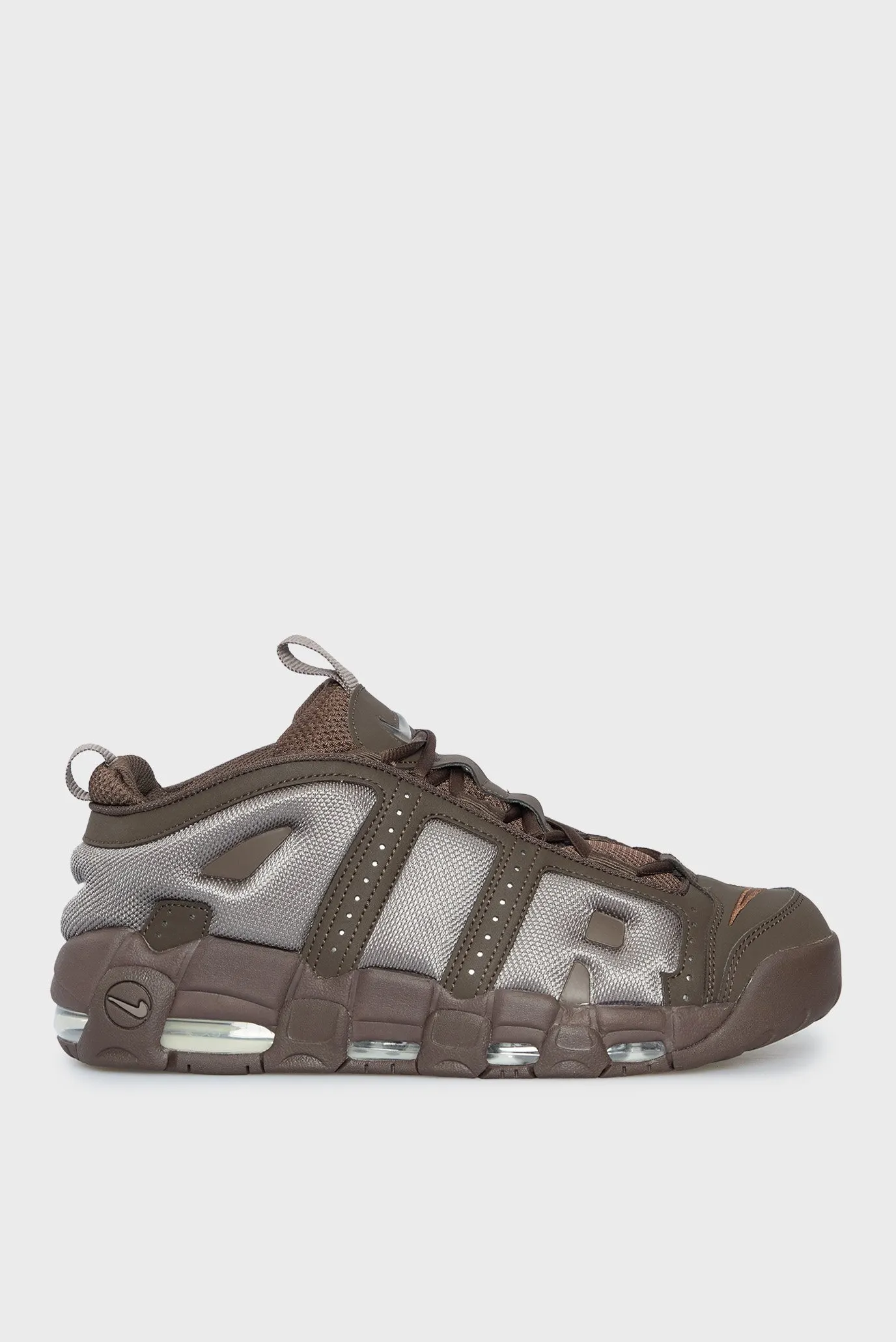 Мужские темно-коричневые кроссовки AIR MORE UPTEMPO LOW 1