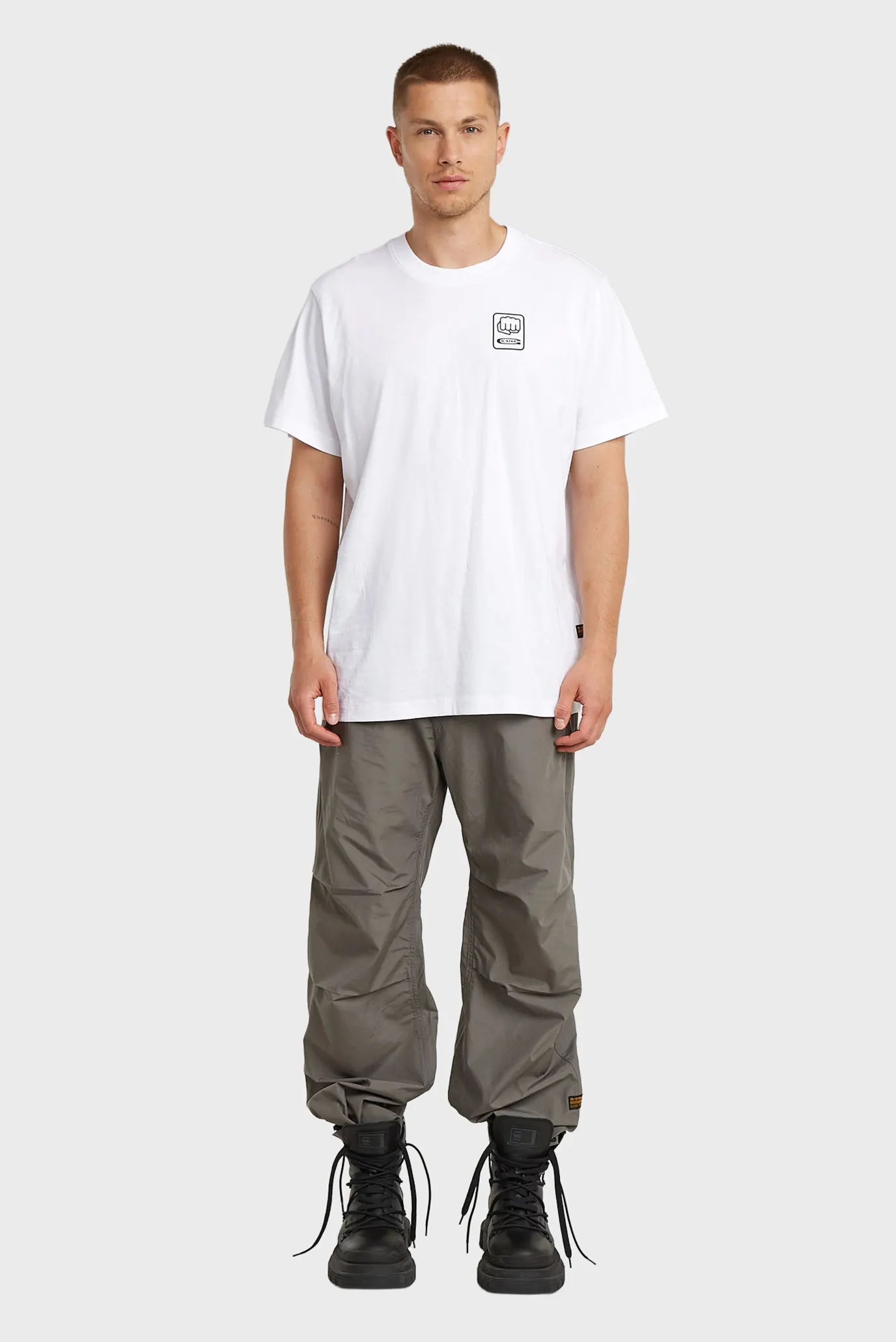 Чоловіча біла футболка Back 2