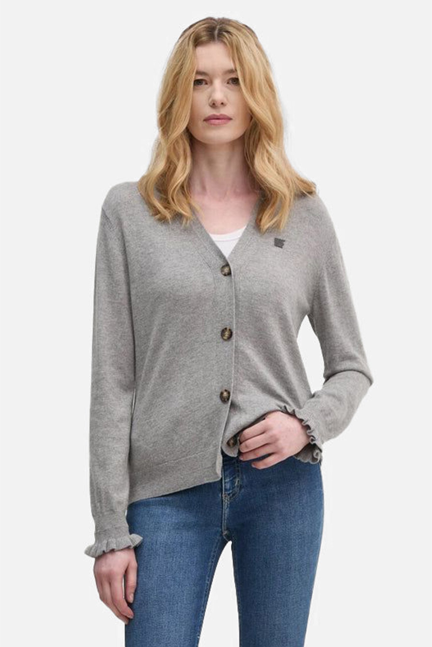 Женский серый кардиган Серый M DKNY D2G4A150 Женский серый кардиган Серый M DKNY D2G4A150