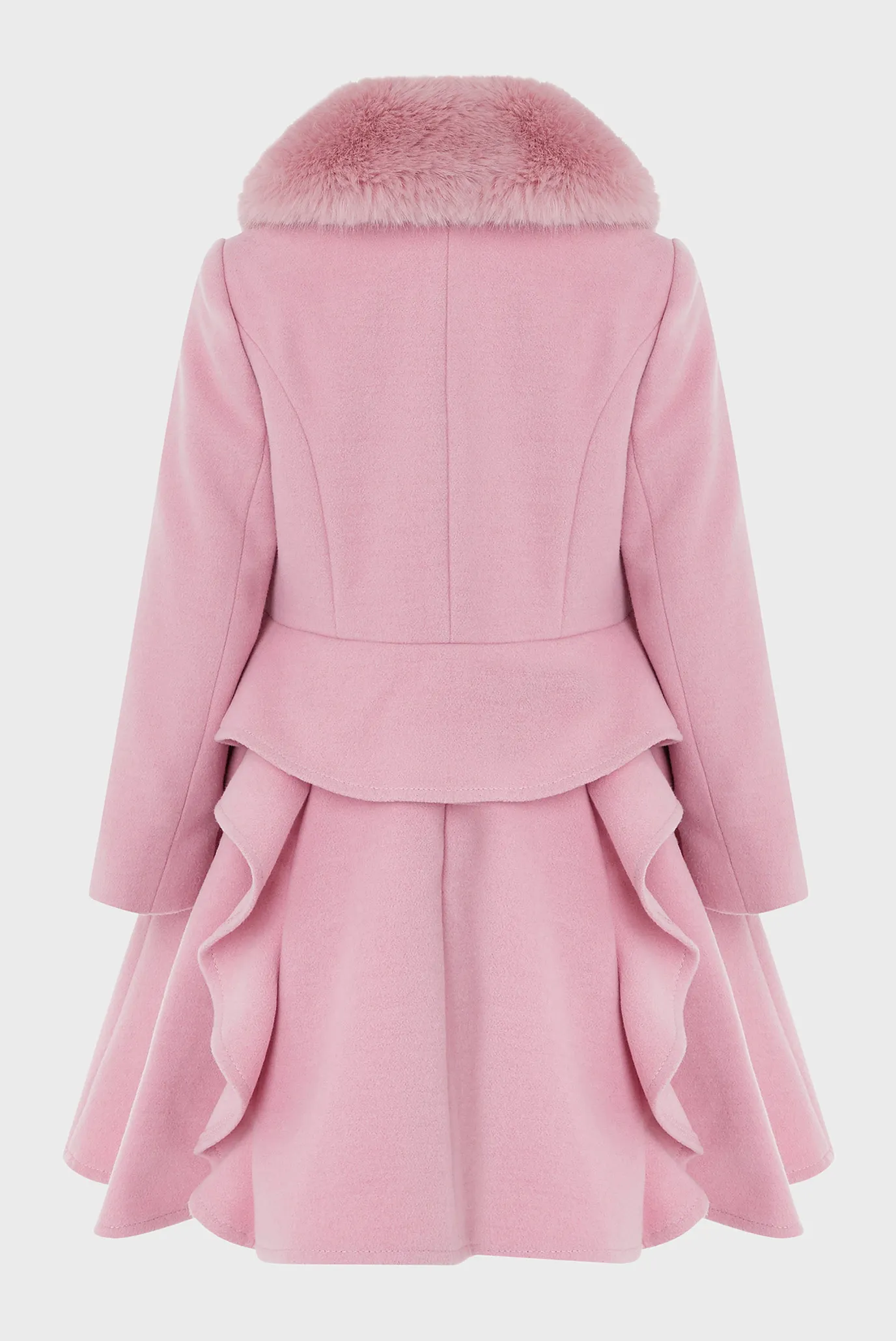 monsoon ava ruffle coat