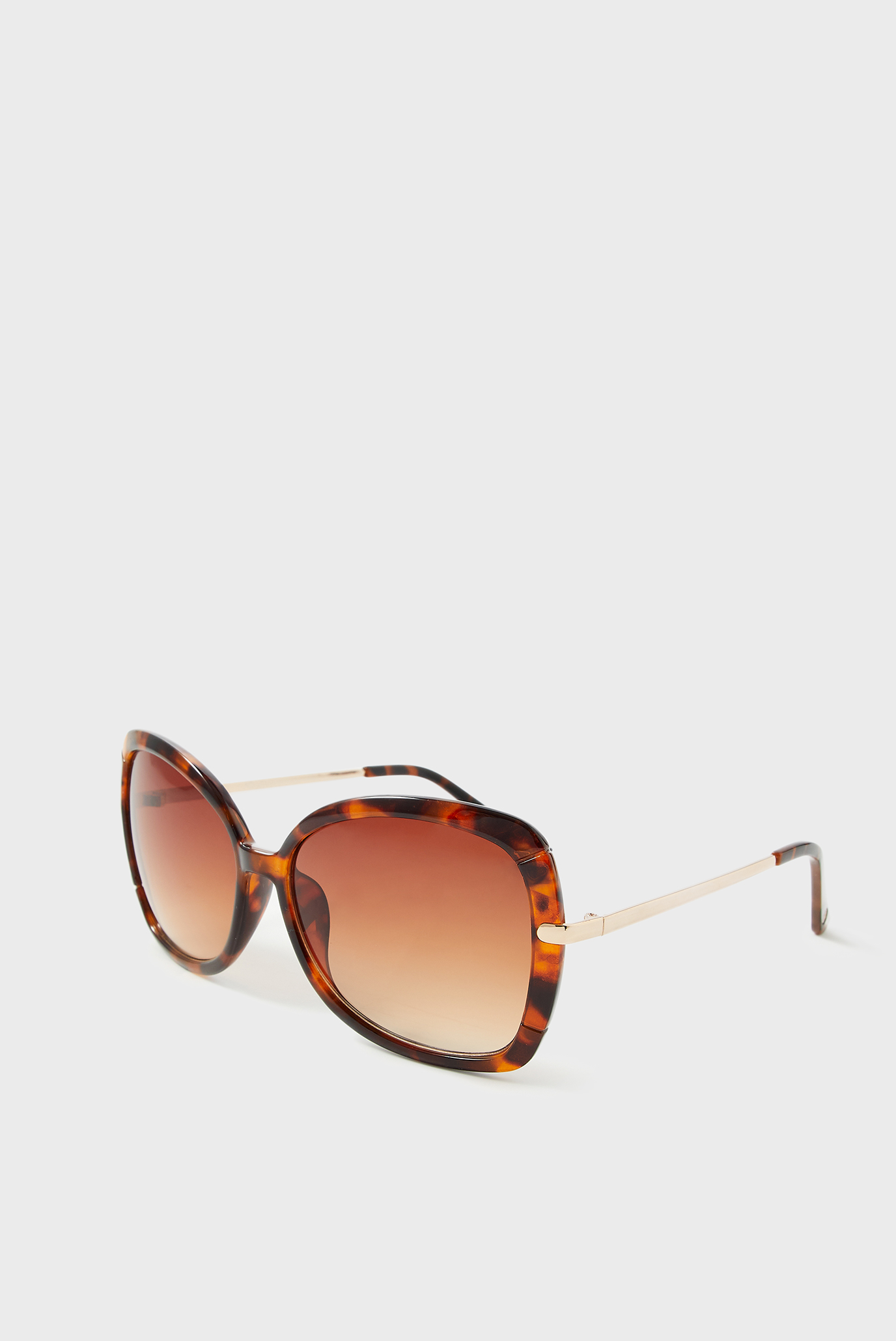 Жіночі коричневі сонцезахисні окуляри SOPHIE METAL DETAIL 1