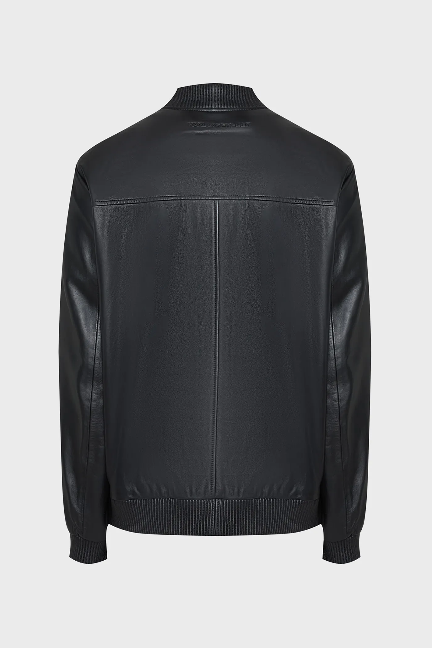 Мужская черная кожаная куртка 2