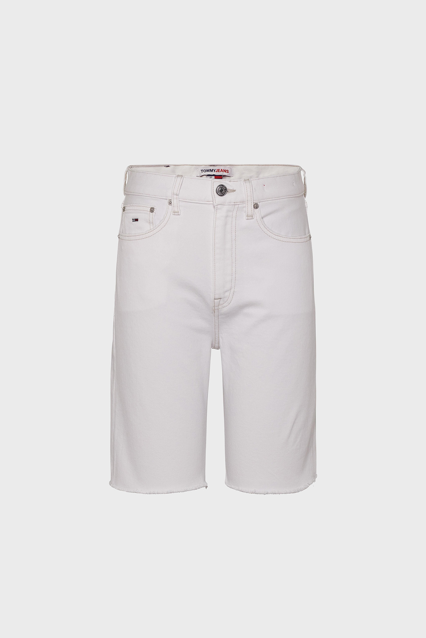 Женские белые джинсовые шорты HARPER BERMUDA 1