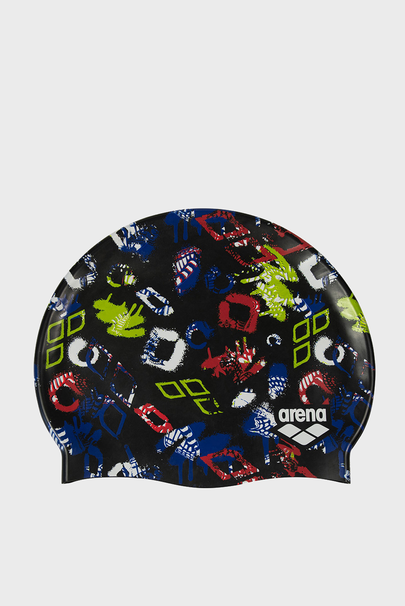 Детская черная шапочка для плавания с узором PRINT JR Черный ONESIZE Arena 94171-245 Детская черная шапочка для плавания с узором PRINT JR Черный ONESIZE Arena 94171-245