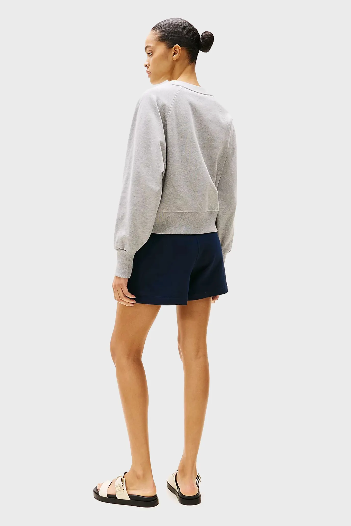 Женский серый свитшот REG SAIL FLAGS 3