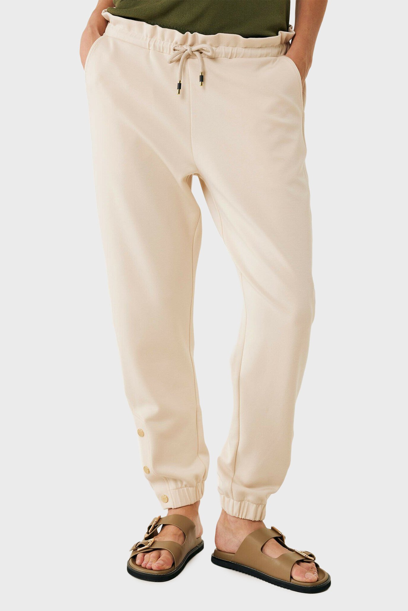 Женские бежевые спортивные брюки Travel pants Бежевый S Mexx MF007001451W Женские бежевые спортивные брюки Travel pants Бежевый S Mexx MF007001451W