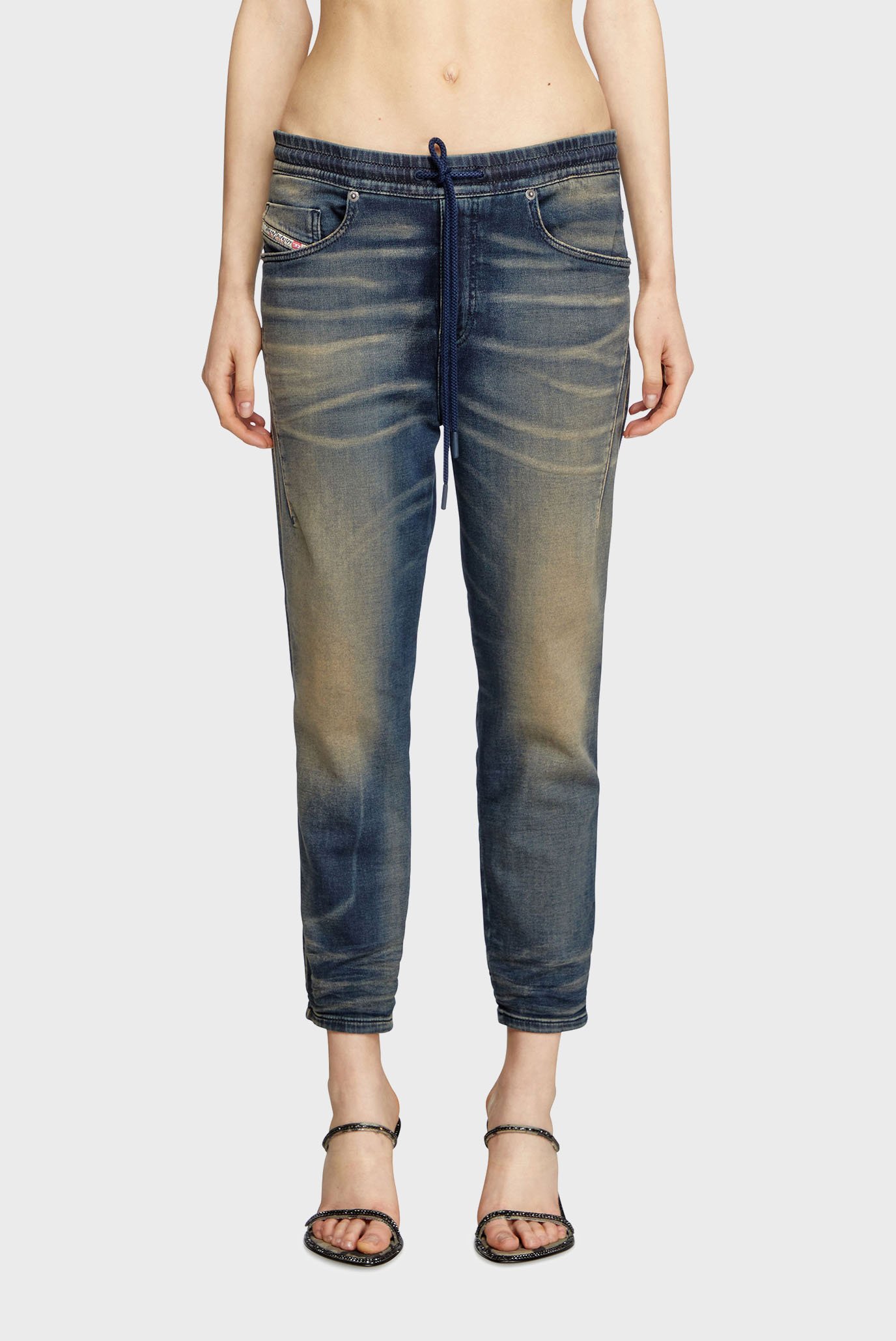 Женские темно-синие джинсы 2041 D-FAYZA JOGG Sweat jeans Синий 27 Diesel A11878 068PM Женские темно-синие джинсы 2041 D-FAYZA JOGG Sweat jeans Синий 27 Diesel A11878 068PM