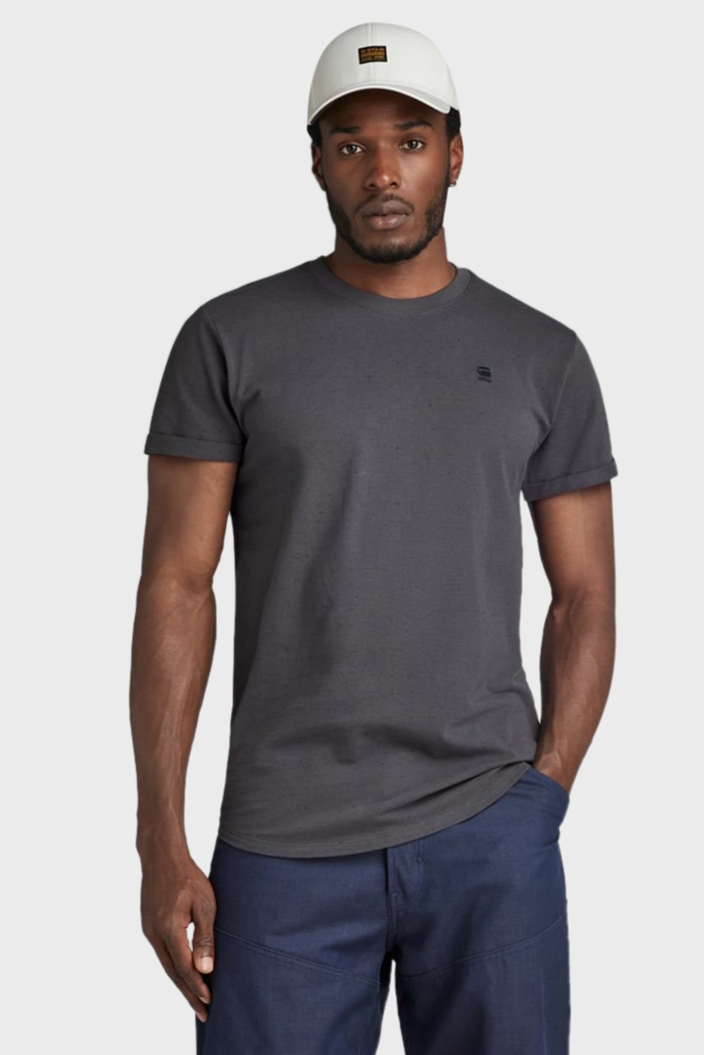 Чоловіча темно-сіра футболка 1