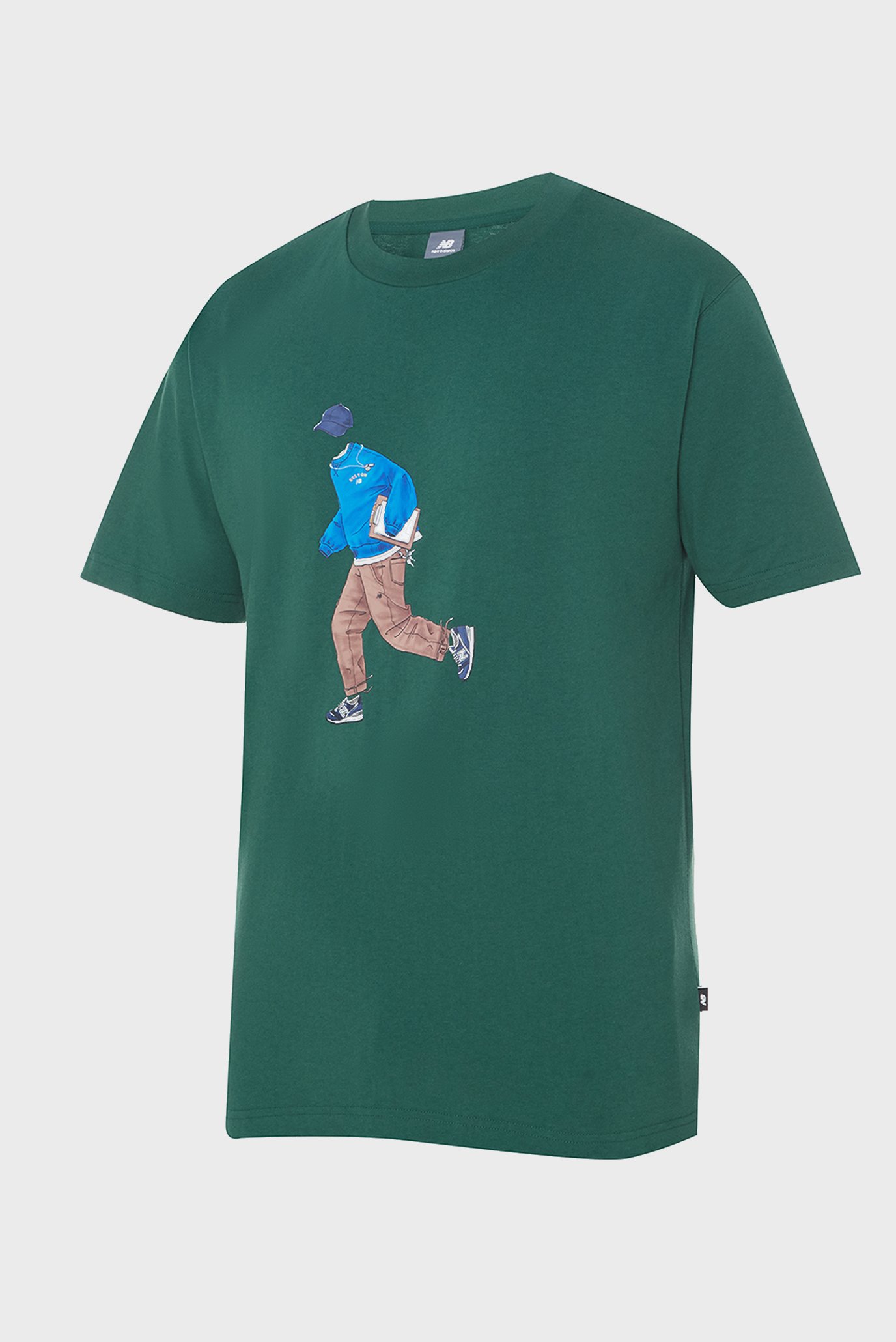 Чоловіча зелена футболка NB Athletics Graphics 1