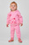 Детский розовый костюм (худи, брюки)