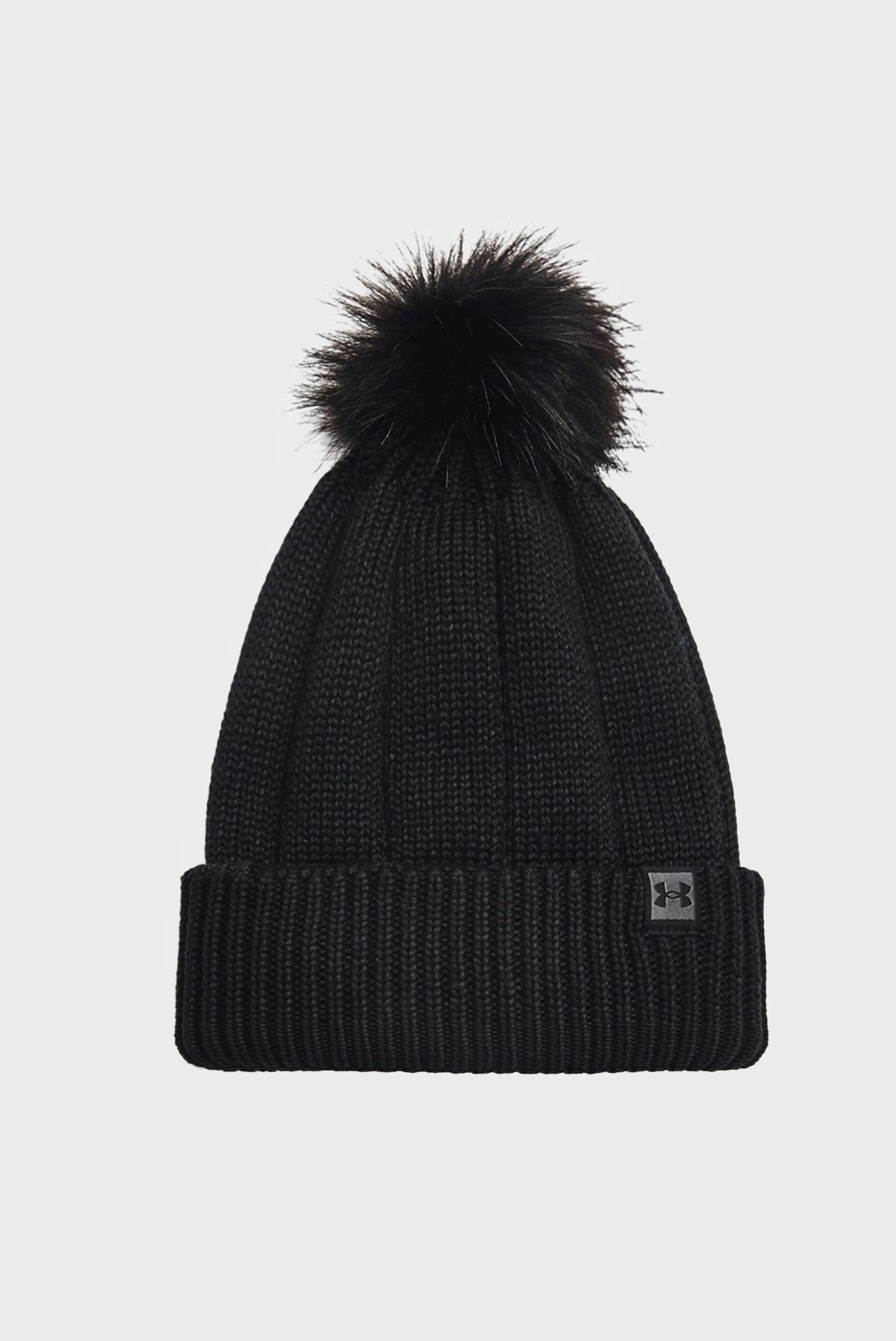 Женская черная шапка UA Around Town CGI Beanie 1