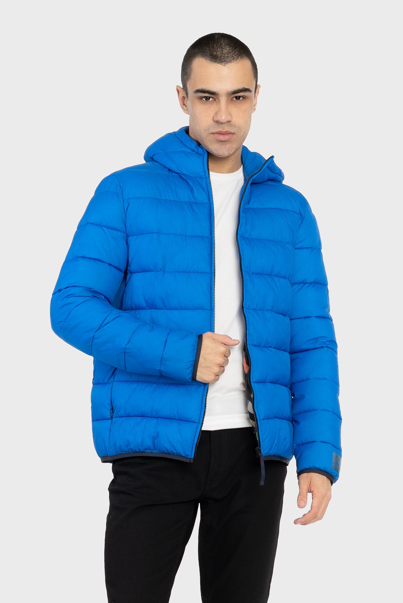 Чоловіча блакитна куртка 1