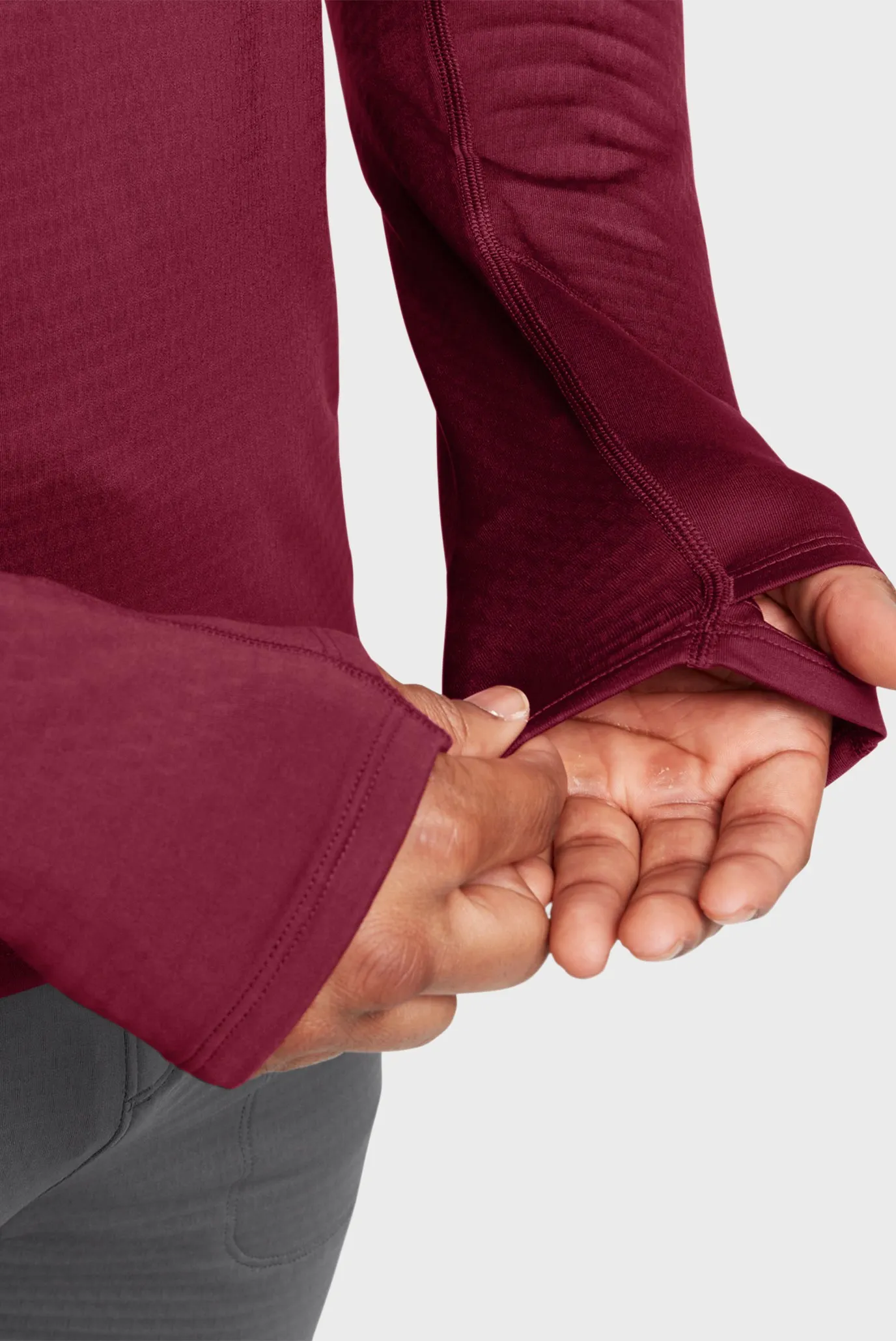 Чоловіча бордова спортивна кофта UA Vanish CW 1/4 Zip 3