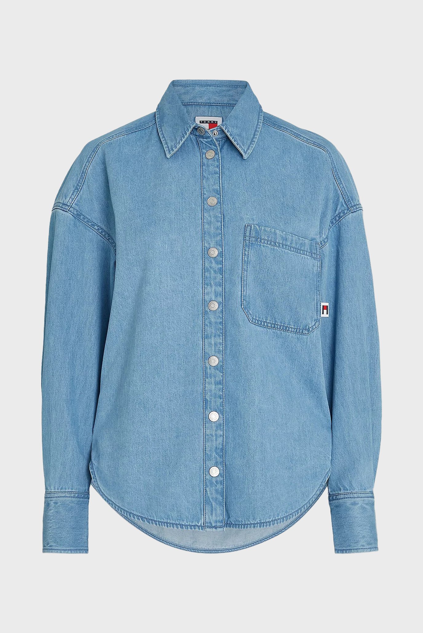 Женская голубая джинсовая рубашка TJW DENIM OVERSHIRT EXT 1