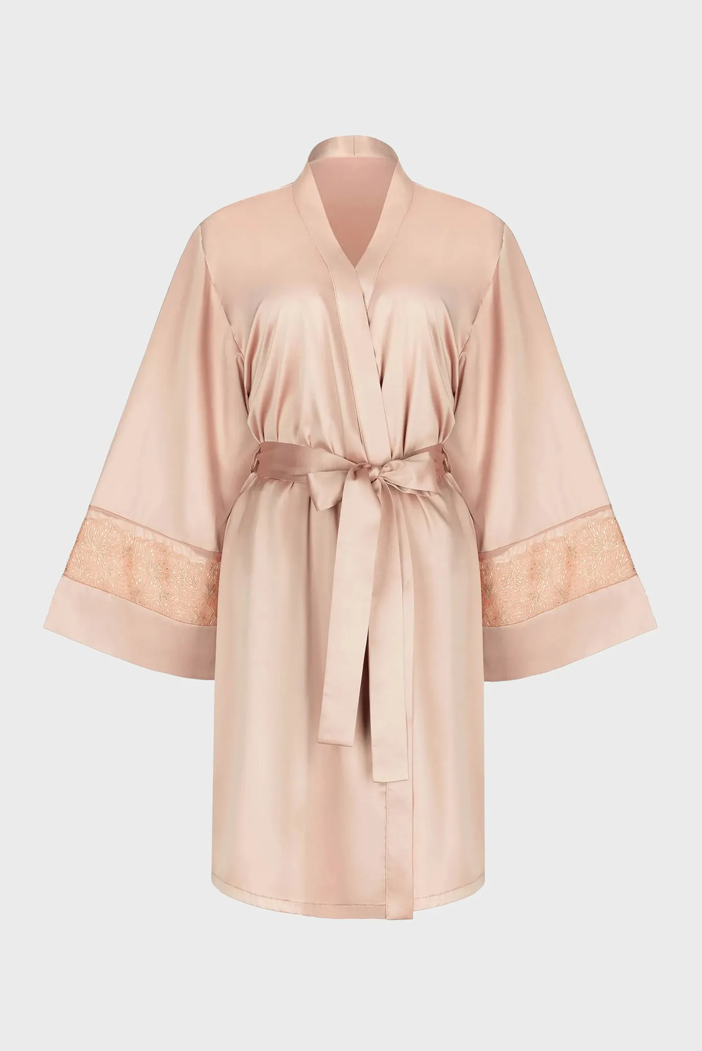 Женский бежевый пеньюар 1