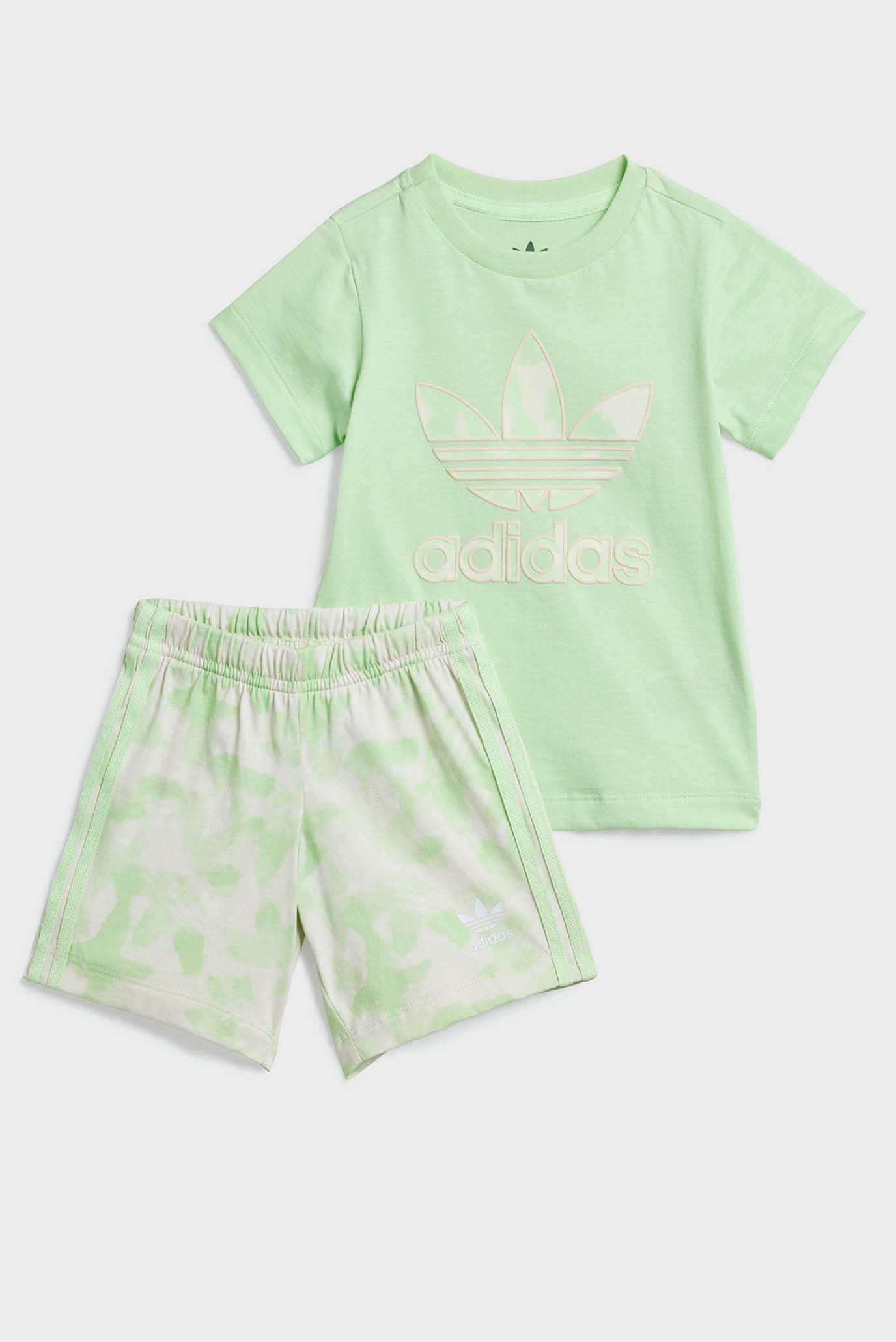 Детский мятный комплект одежды (футболка, шорты) Summer Allover 1