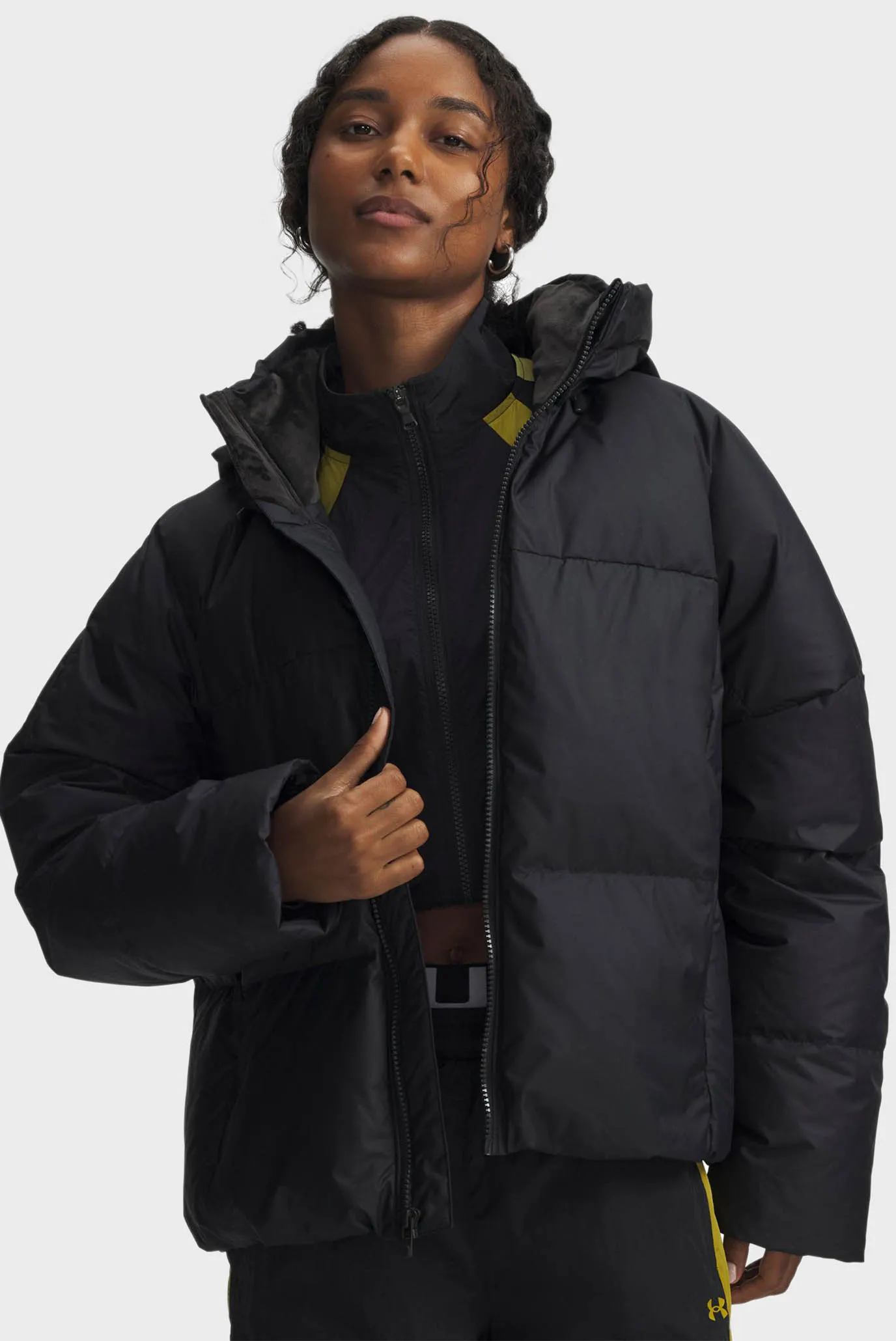 Женский черный пуховик Limitless Down Puffer Jacket 1