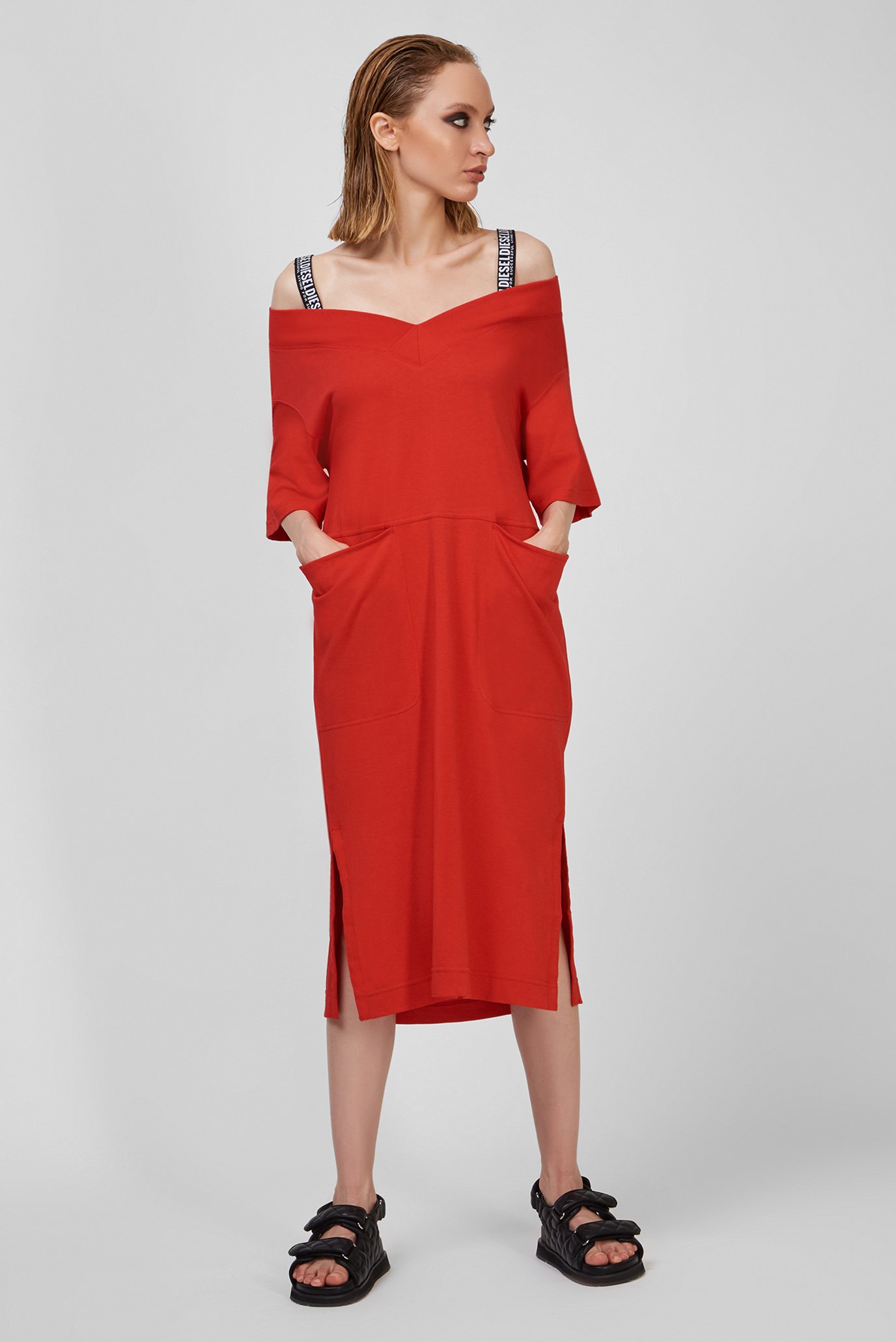Женское красное платье D-WORKIE DRESS 1