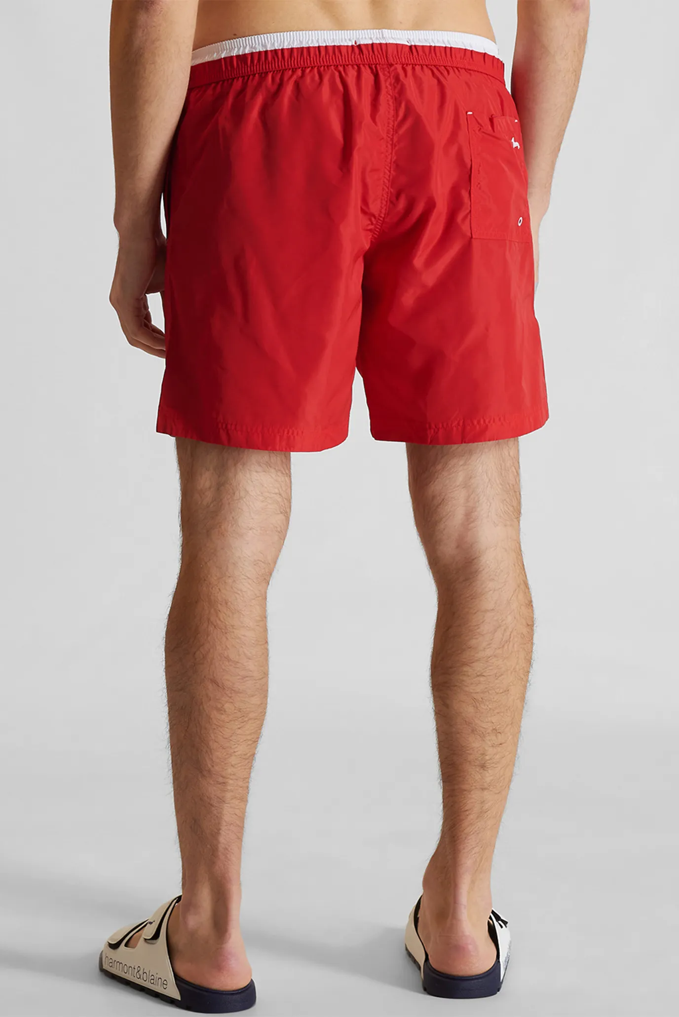 Мужские красные плавательные шорты 2