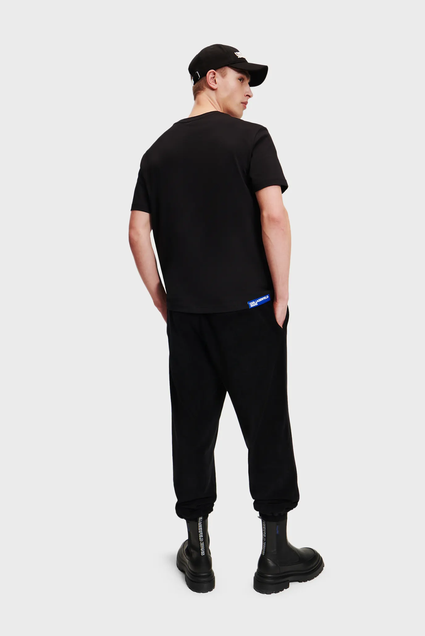 Мужская черная футболка KLJ REGULAR KARL SSLV TEE 3