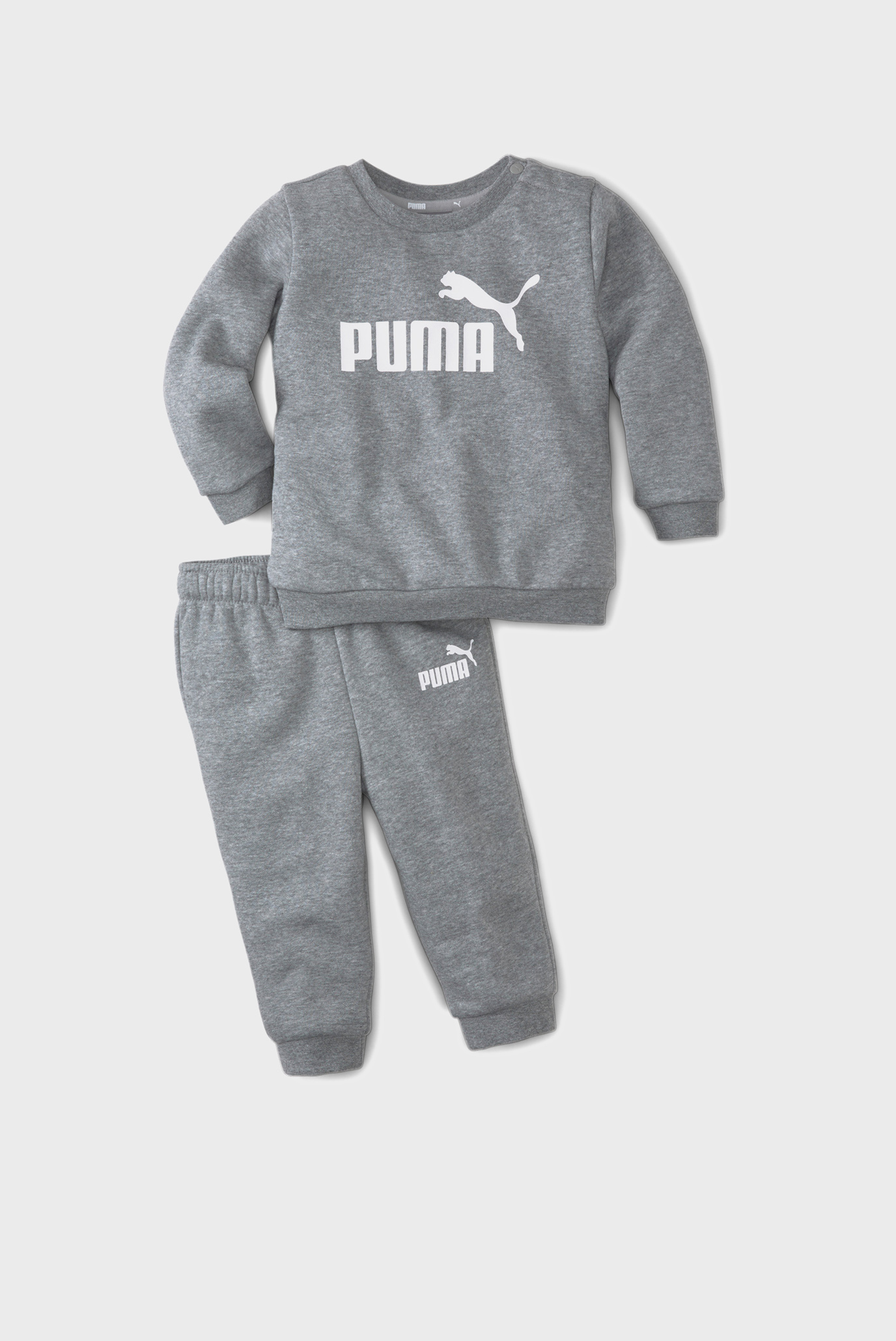 Детский серый спортивный костюм (свитшот, брюки) Essentials Minicats Crew Neck Babies' Jogger Suit 1