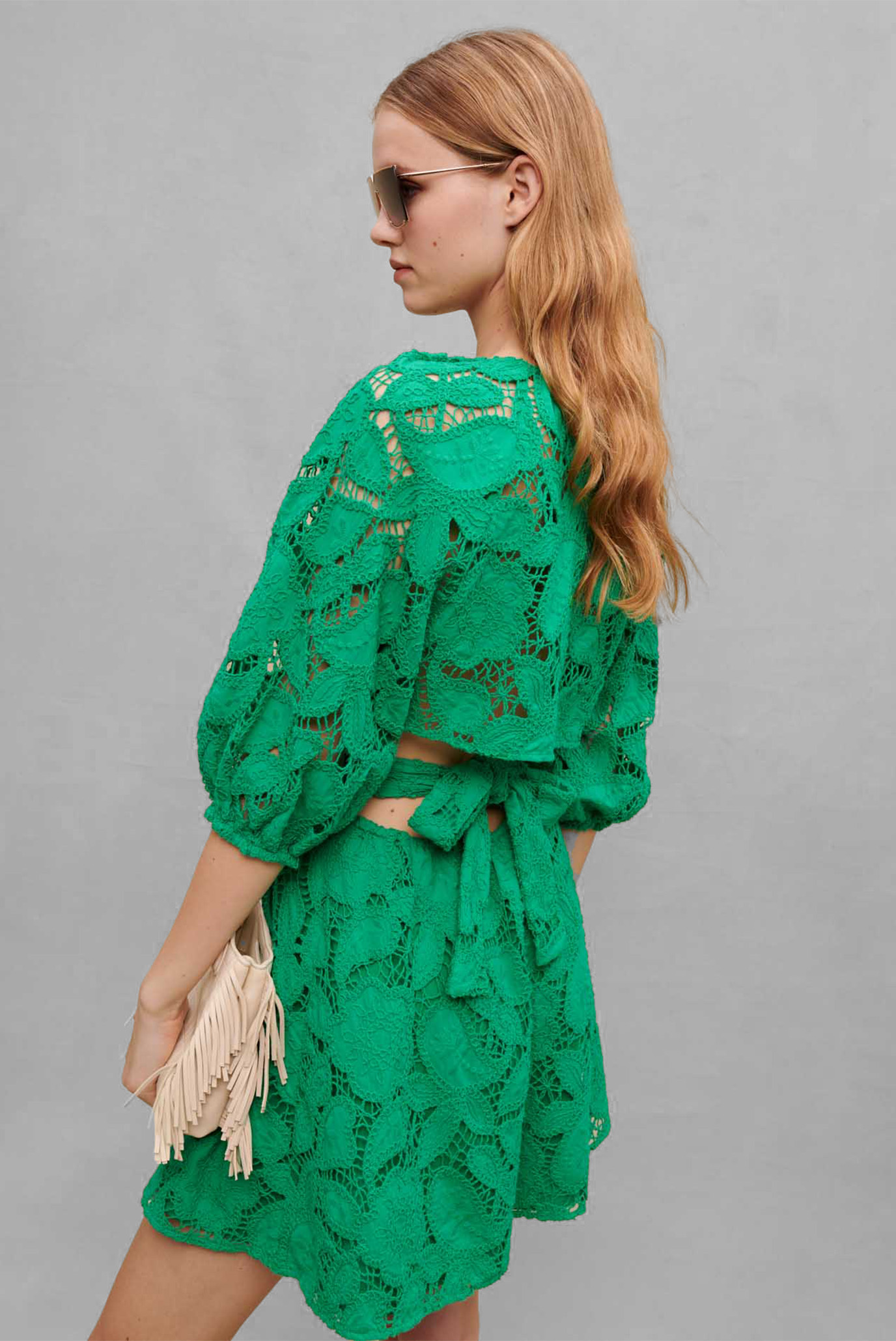Женское зеленое платье MAJE MFPRO02906_GREEN — MD-Fashion