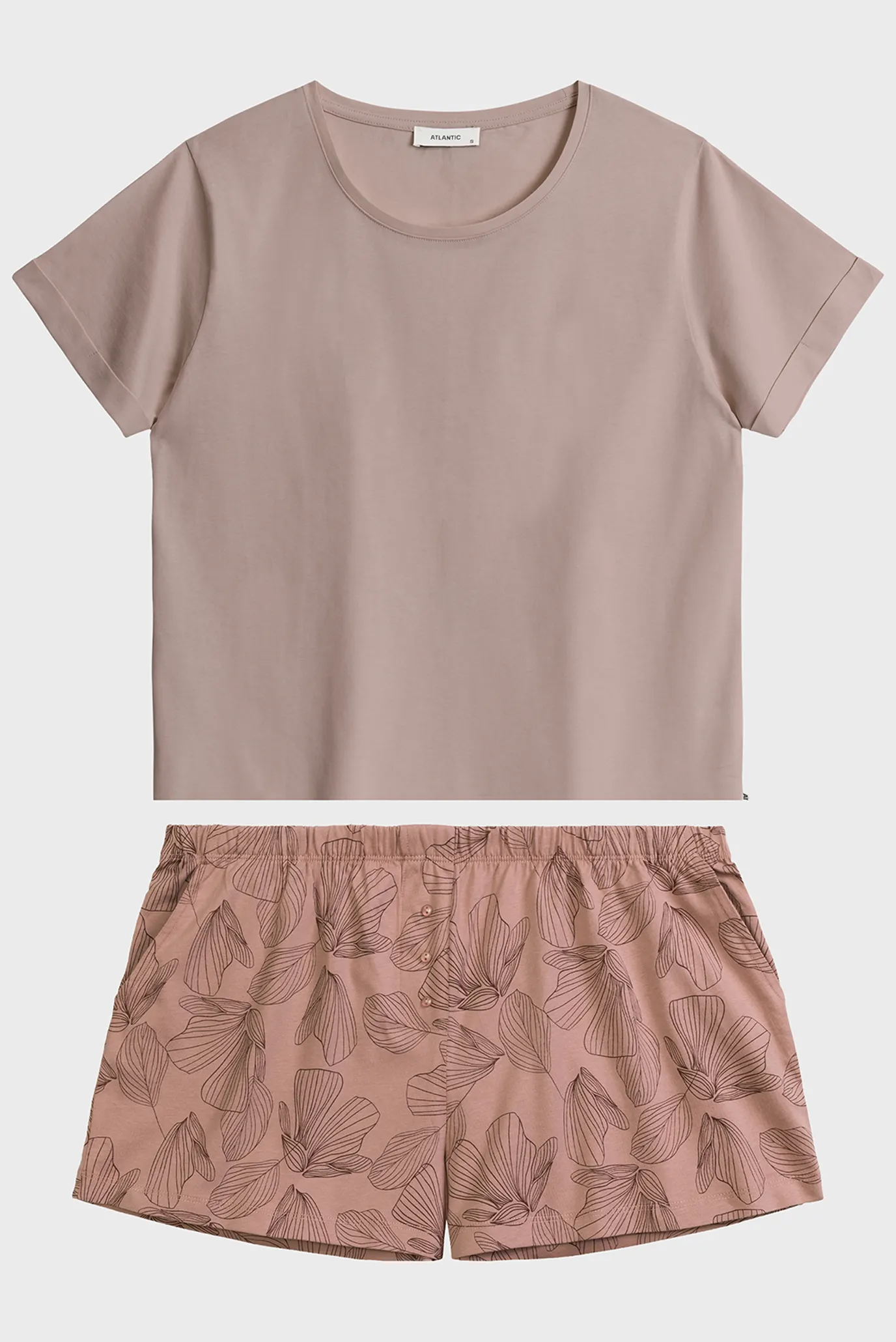 Жіноча піжама (футболка, шорти) 3