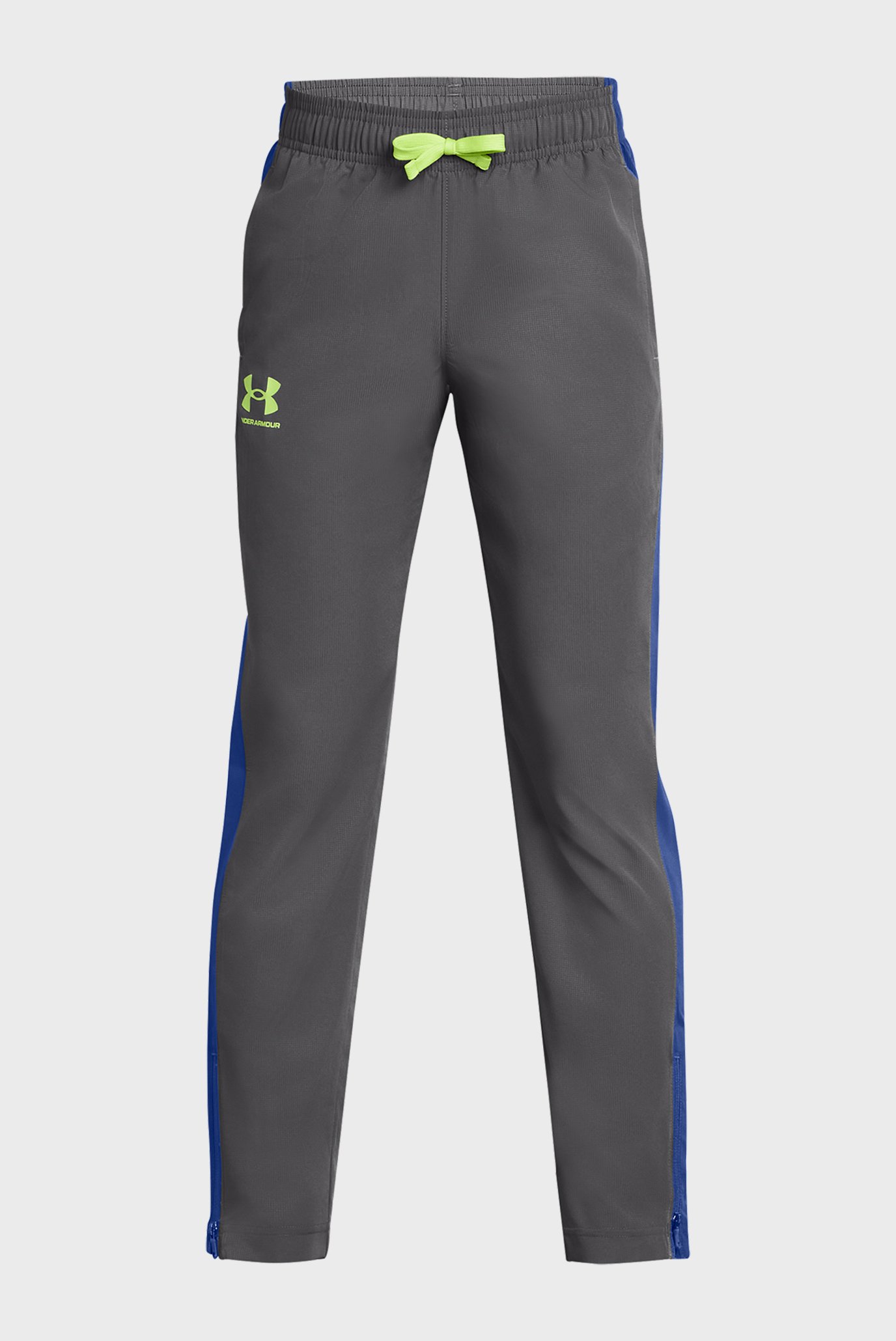 Дитячі сірі спортивні штани UA Sportstyle Woven Pants 1