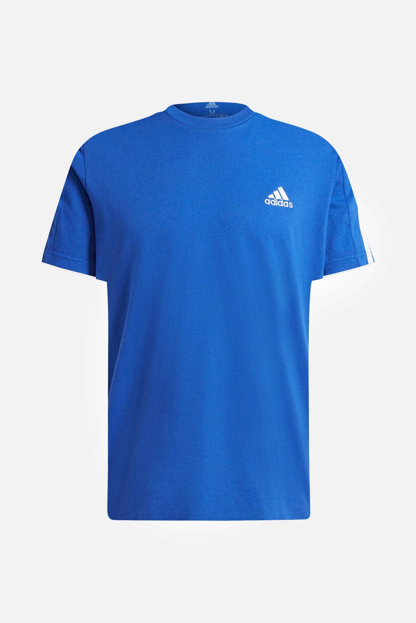 Чоловіча синя футболка Essentials Single Jersey 3-Stripes 1