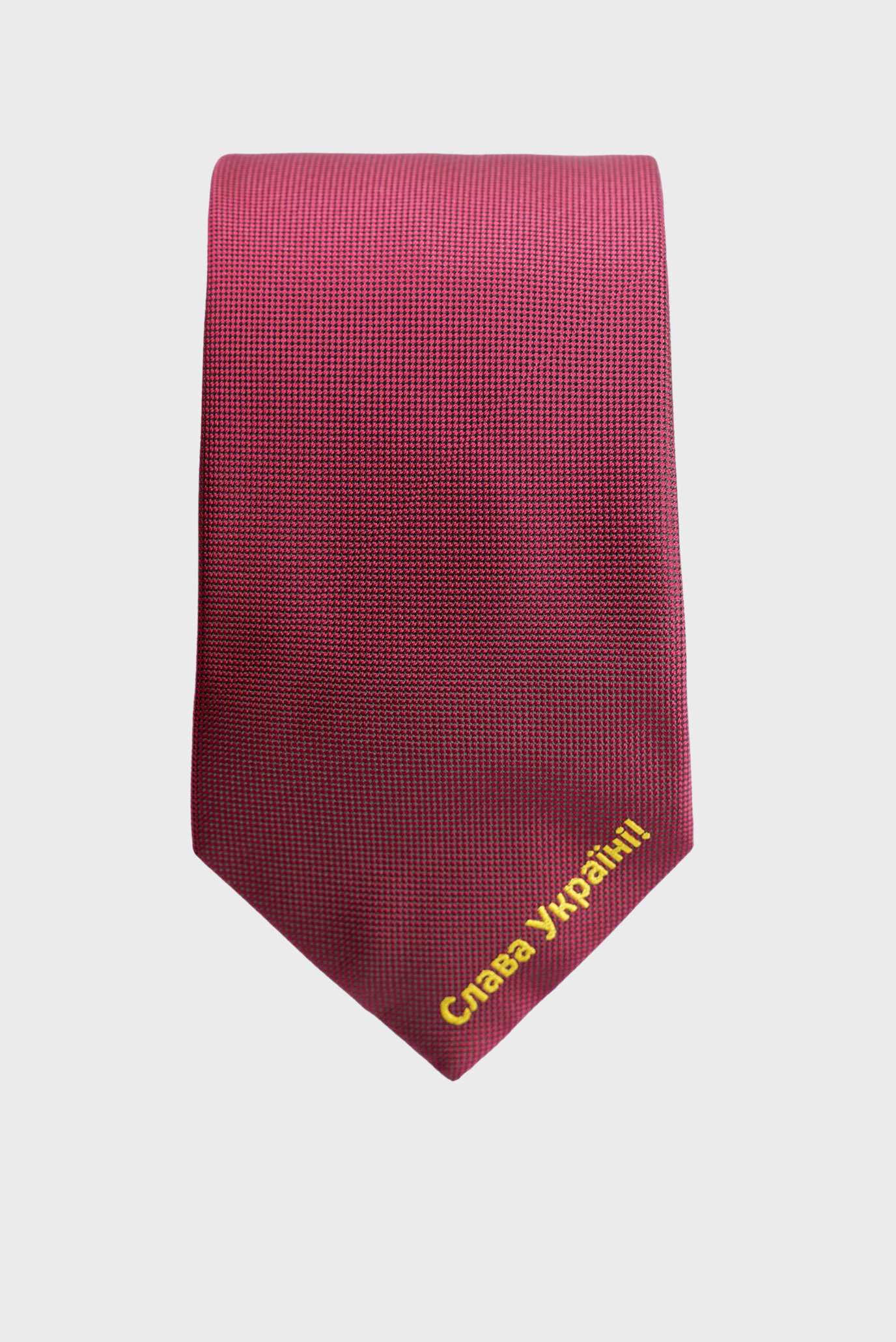 Мужской бордовый галстук 1