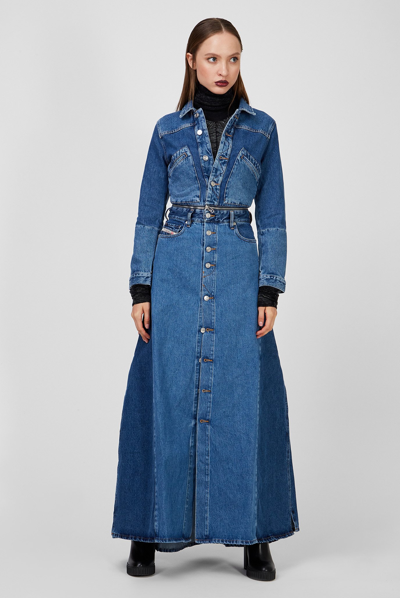 Женское синее джинсовое платье DE-BLOCHY 1