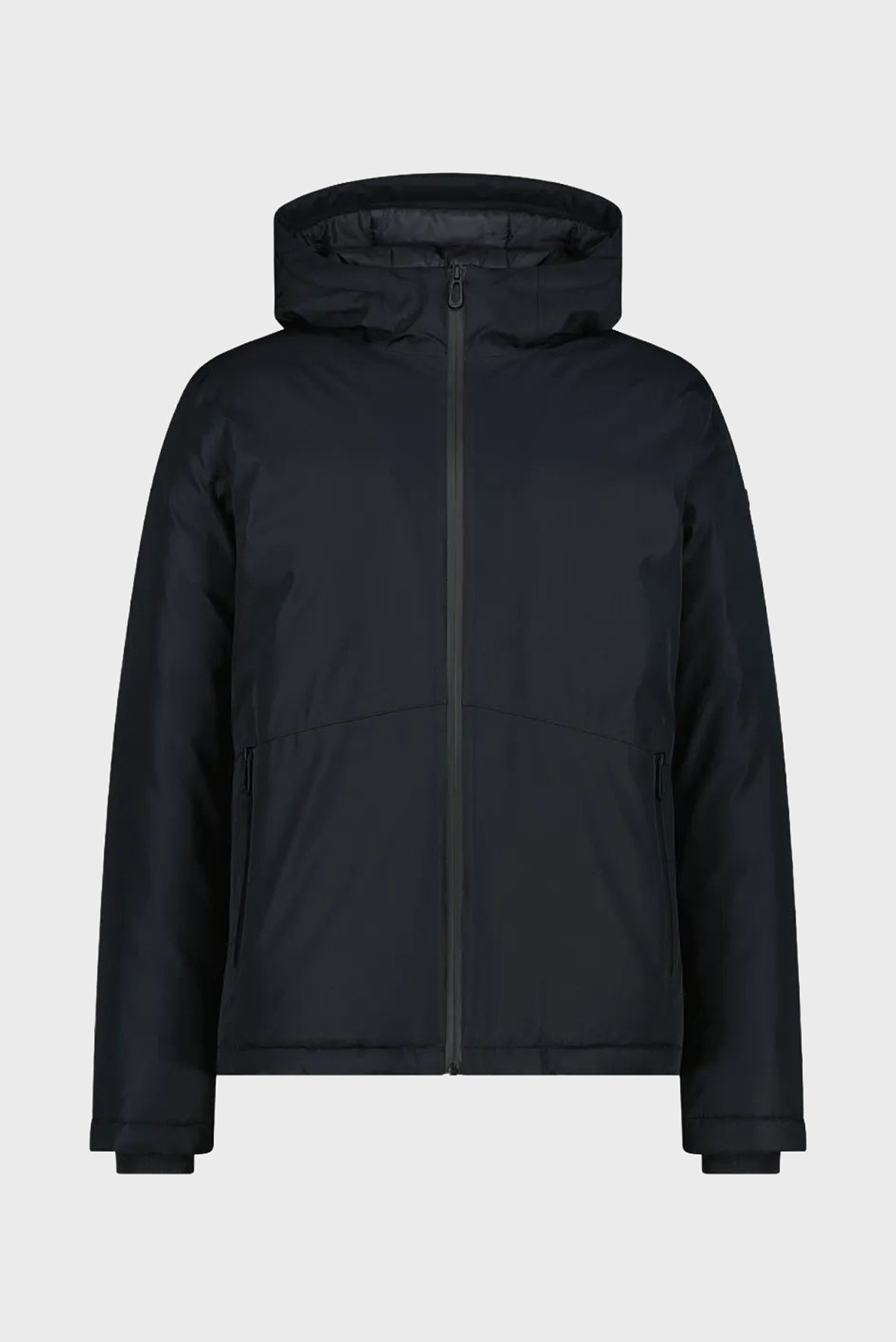Мужская черная куртка FIX HOOD FEEL WARM Черный 48 CMP 35K3717-U901 Мужская черная куртка FIX HOOD FEEL WARM Черный 48 CMP 35K3717-U901
