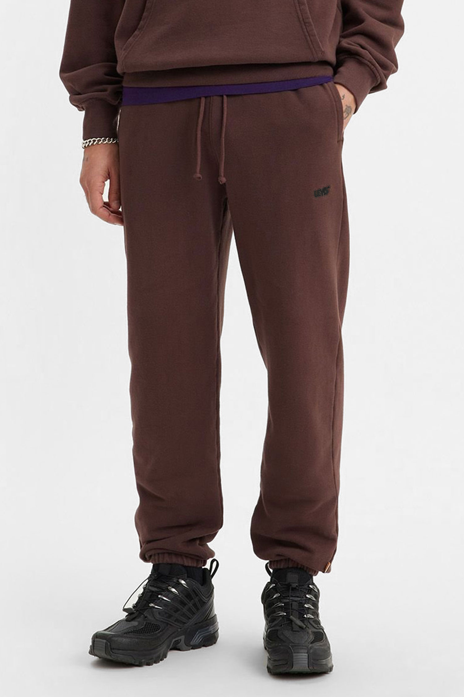 Мужские коричневые спортивные брюки 1