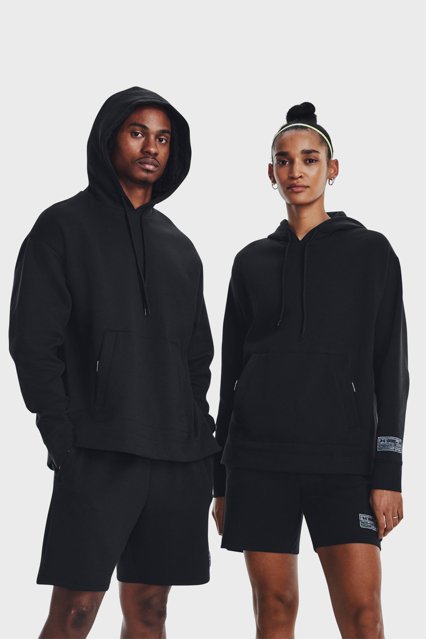 Чорне худі UA Summit Knit Hoodie (унісекс) 1