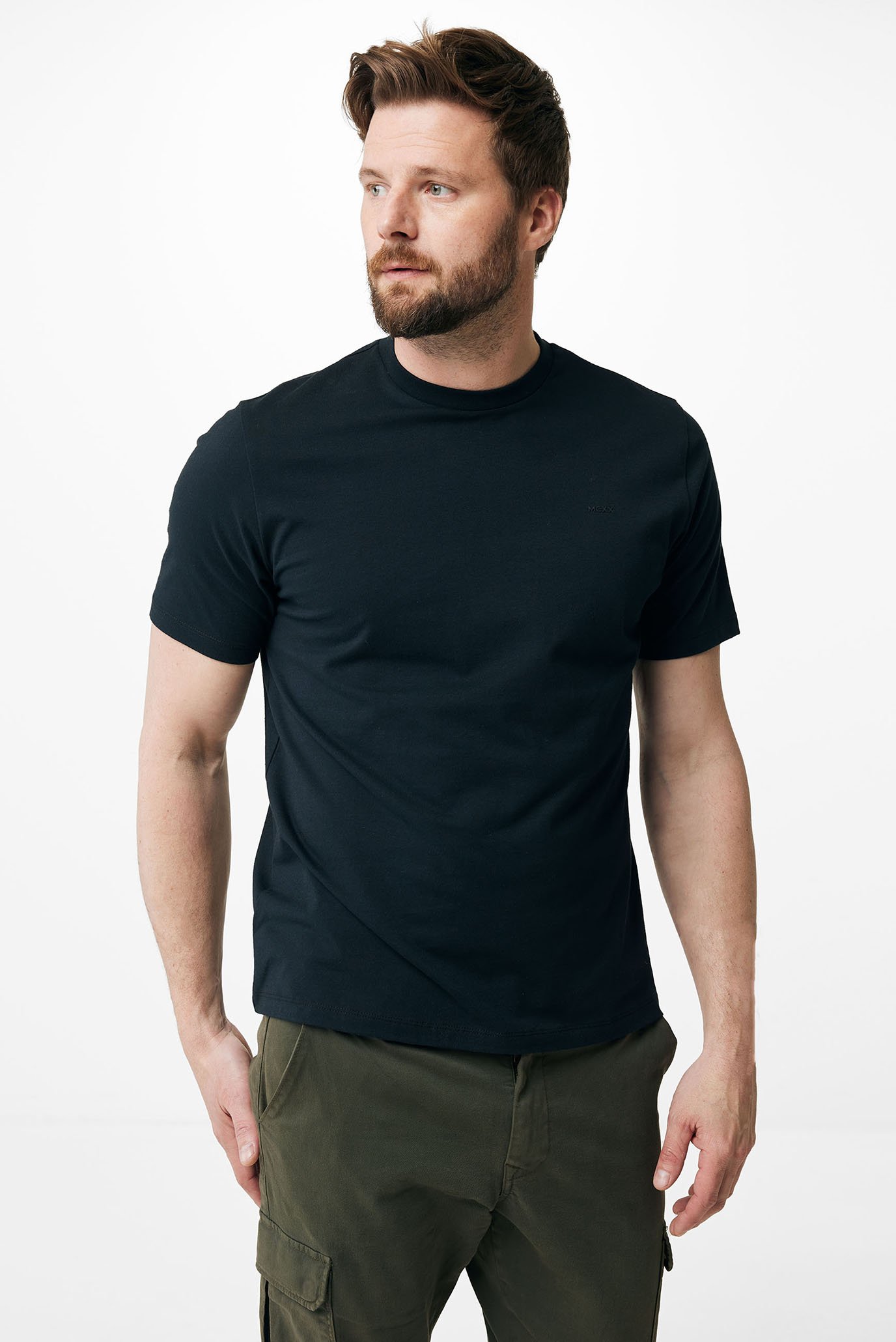 Мужская черная футболка RICHARD 1