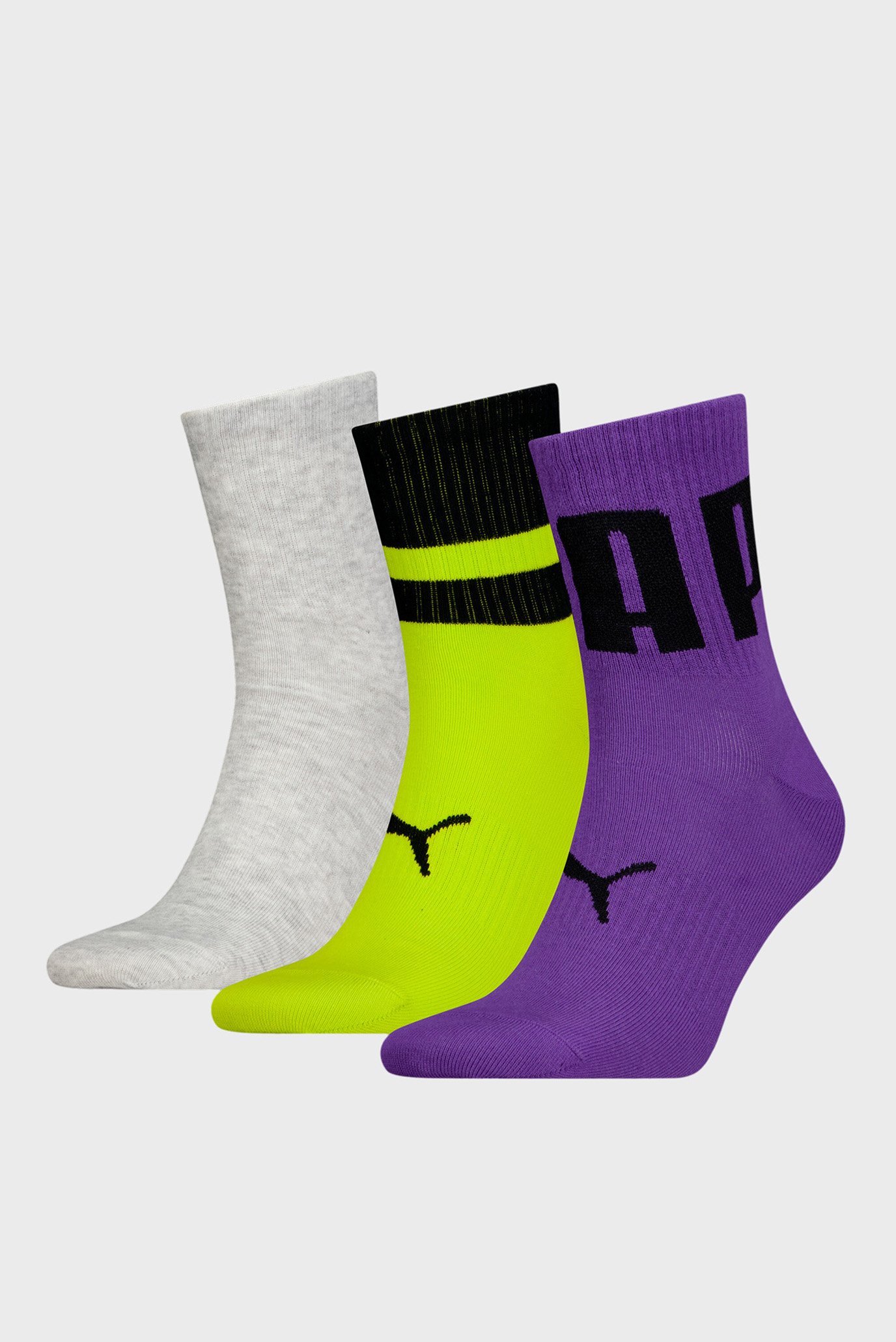 Носки (3 пары) PUMA Unisex Short Socks 3 Pack 1